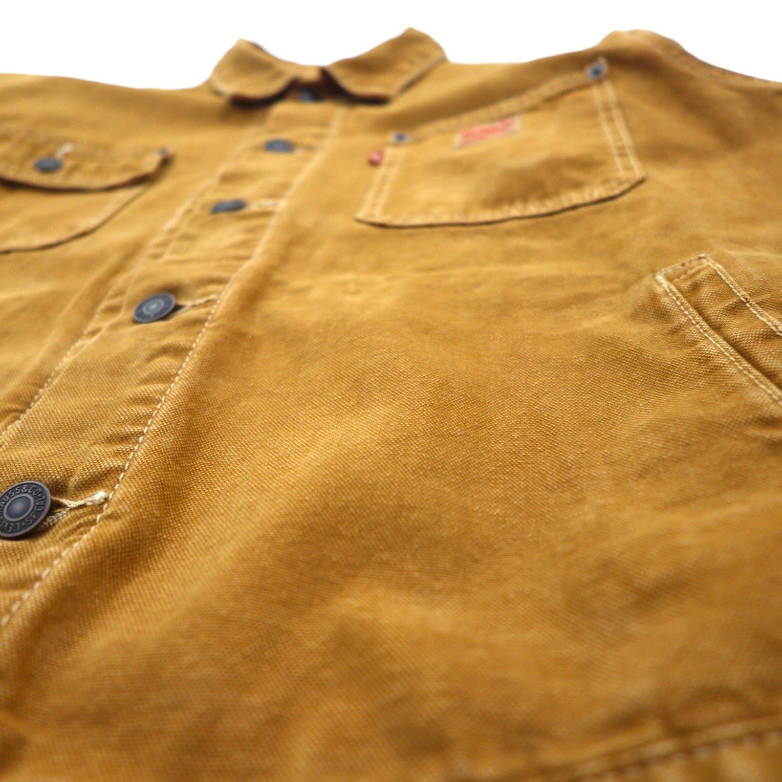 Levi's ダック地 ワーク トラッカージャケット Sunrise Trucker Jacket L ブラウン A4820-0004