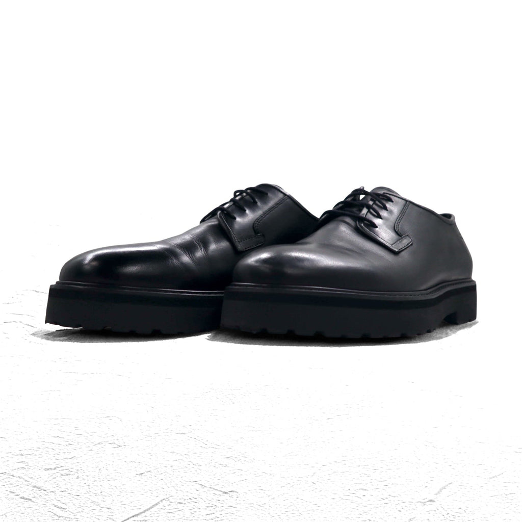 SATURDAYS NYC プレーントゥ ドレスシューズ 28cm ブラック レザー 牛革 Ali Black Shoe M22106AL01
