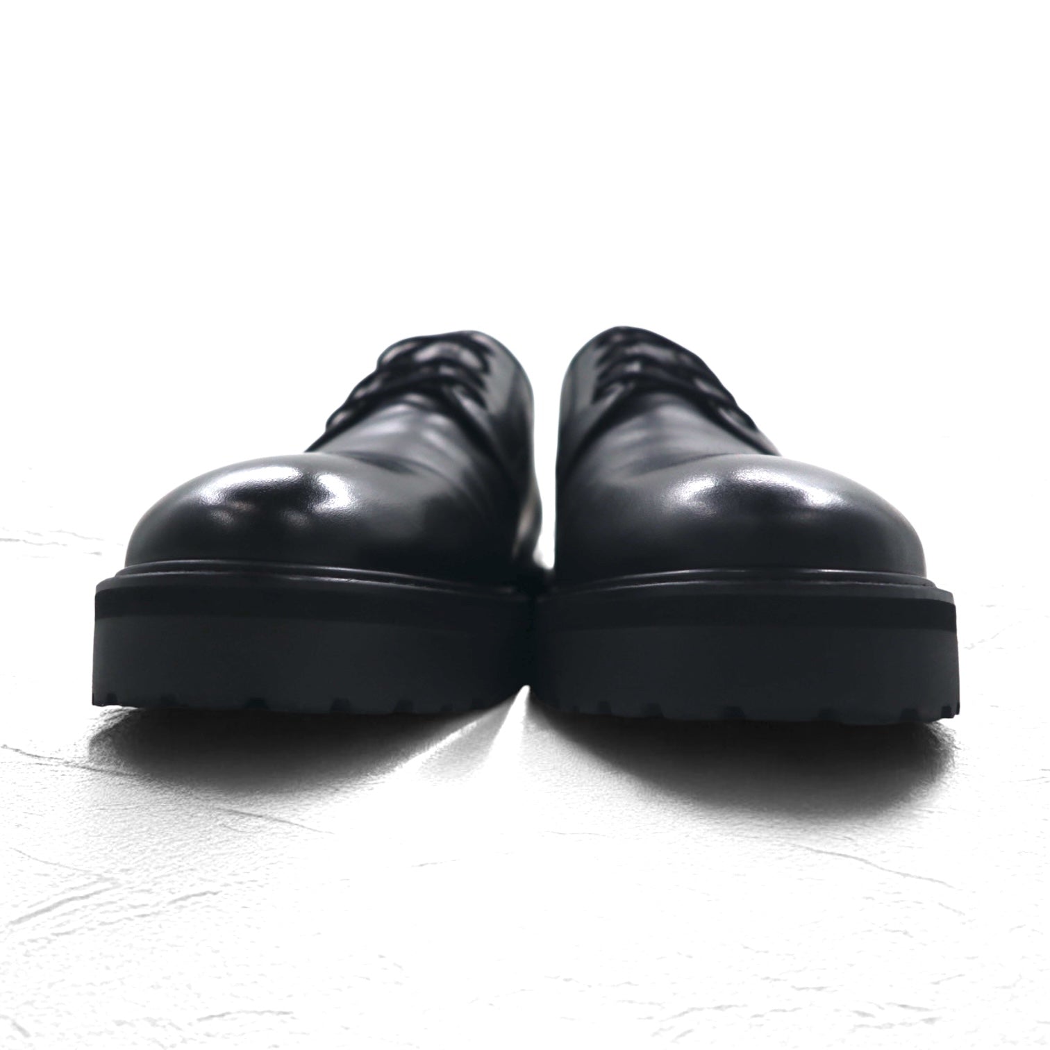 SATURDAYS NYC プレーントゥ ドレスシューズ 28cm ブラック レザー 牛革 Ali Black Shoe M22106AL01