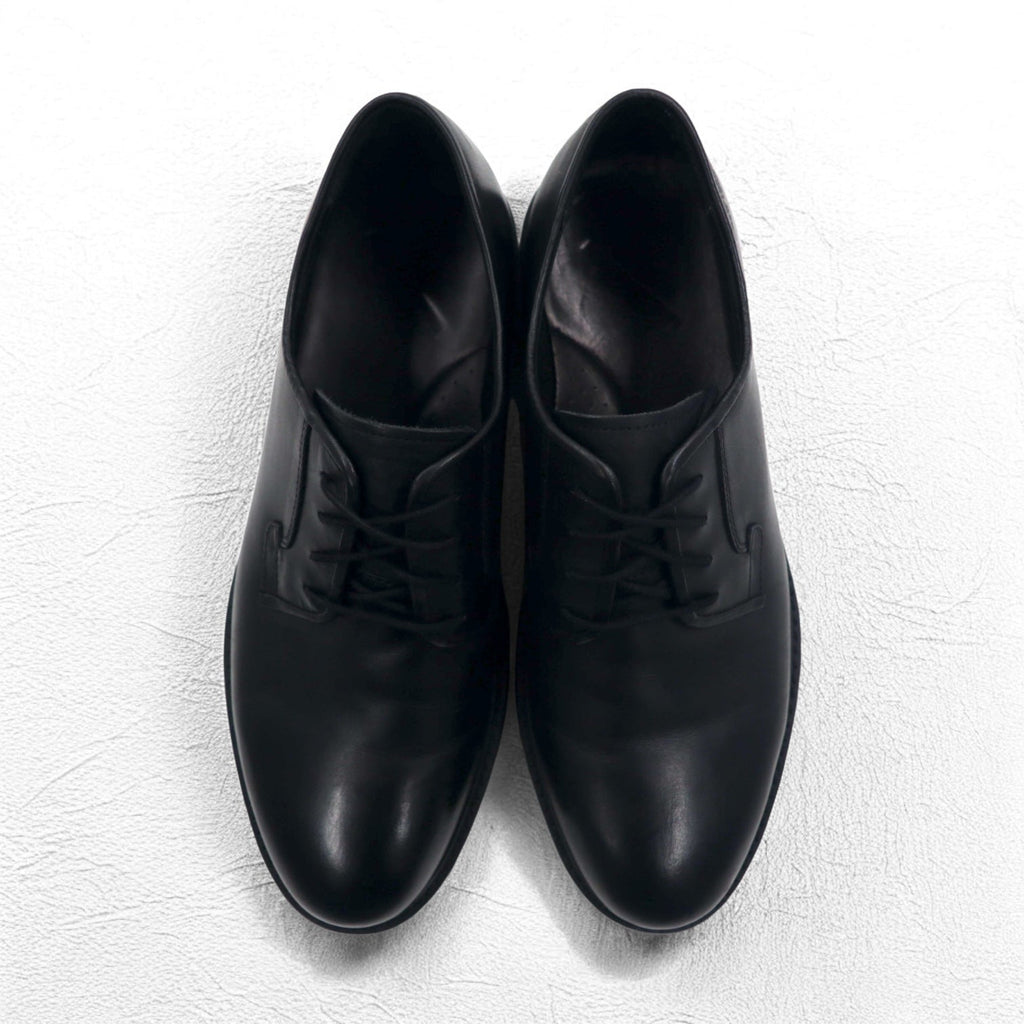SATURDAYS NYC プレーントゥ ドレスシューズ 28cm ブラック レザー 牛革 Ali Black Shoe M22106AL01