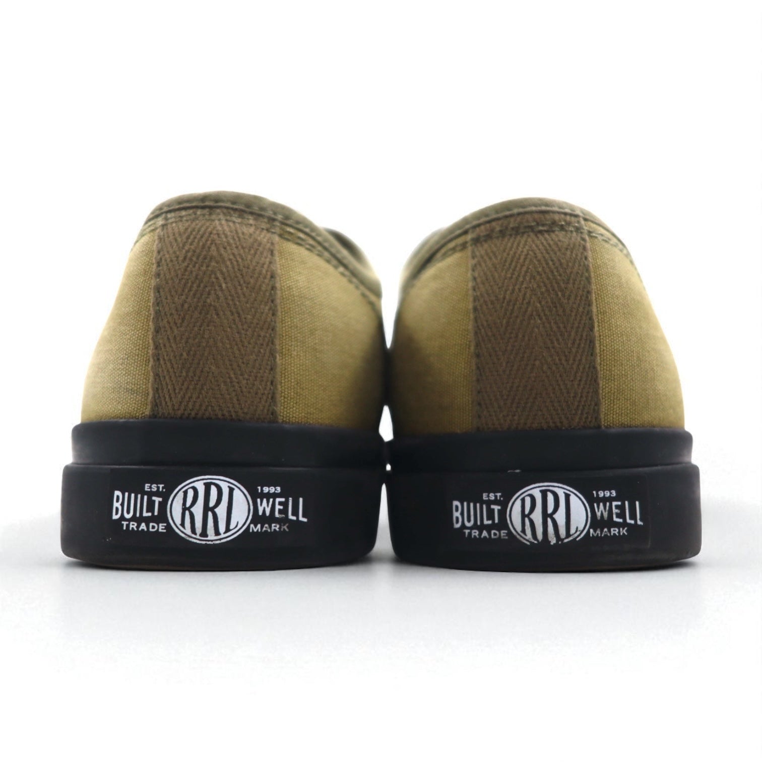 RRL (DOUBLE RL RALPH LAUREN) Scarpe da ginnastica militari 27cm Cachi Militare Tela F161-RB13-14