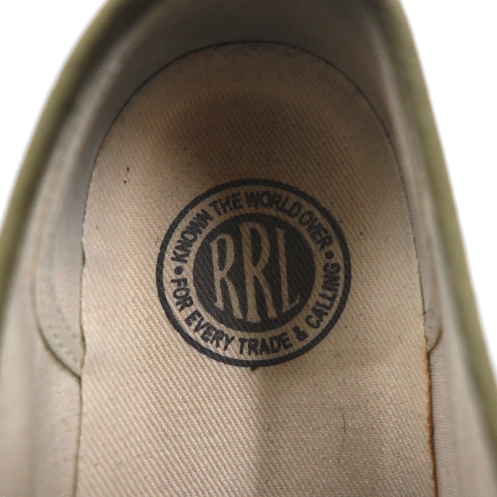 RRL (DOUBLE RL RALPH LAUREN) Scarpe da ginnastica militari 27cm Cachi Militare Tela F161-RB13-14