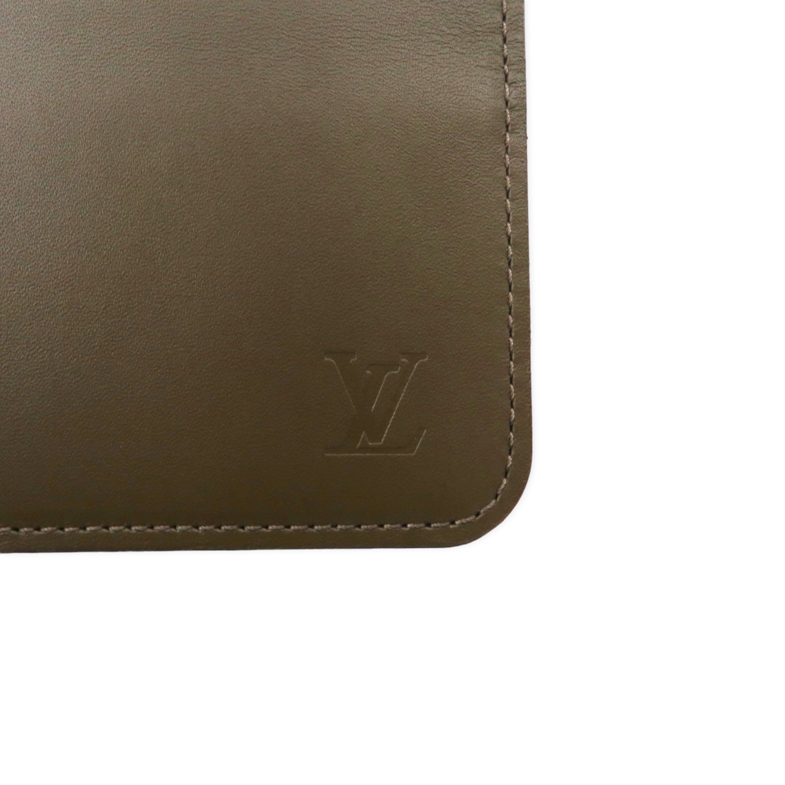 LOUIS VUITTON カードケース パスケース ブラウン レザー マージュ フランス製