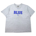 NIKE T-shirt stampata con swoosh centrale anni '90, taglia XXL, grigia, cotone, etichetta TEAM, NCAA College Kentucky Wildcats, taglia grande