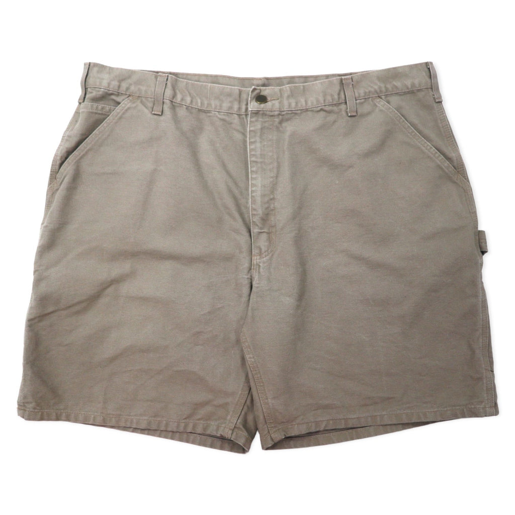 Carhartt Duck Work Short Pantaloni corti da lavoro Painter 42 Kaki Cotone WASHED DUCK WORK SHORT B25