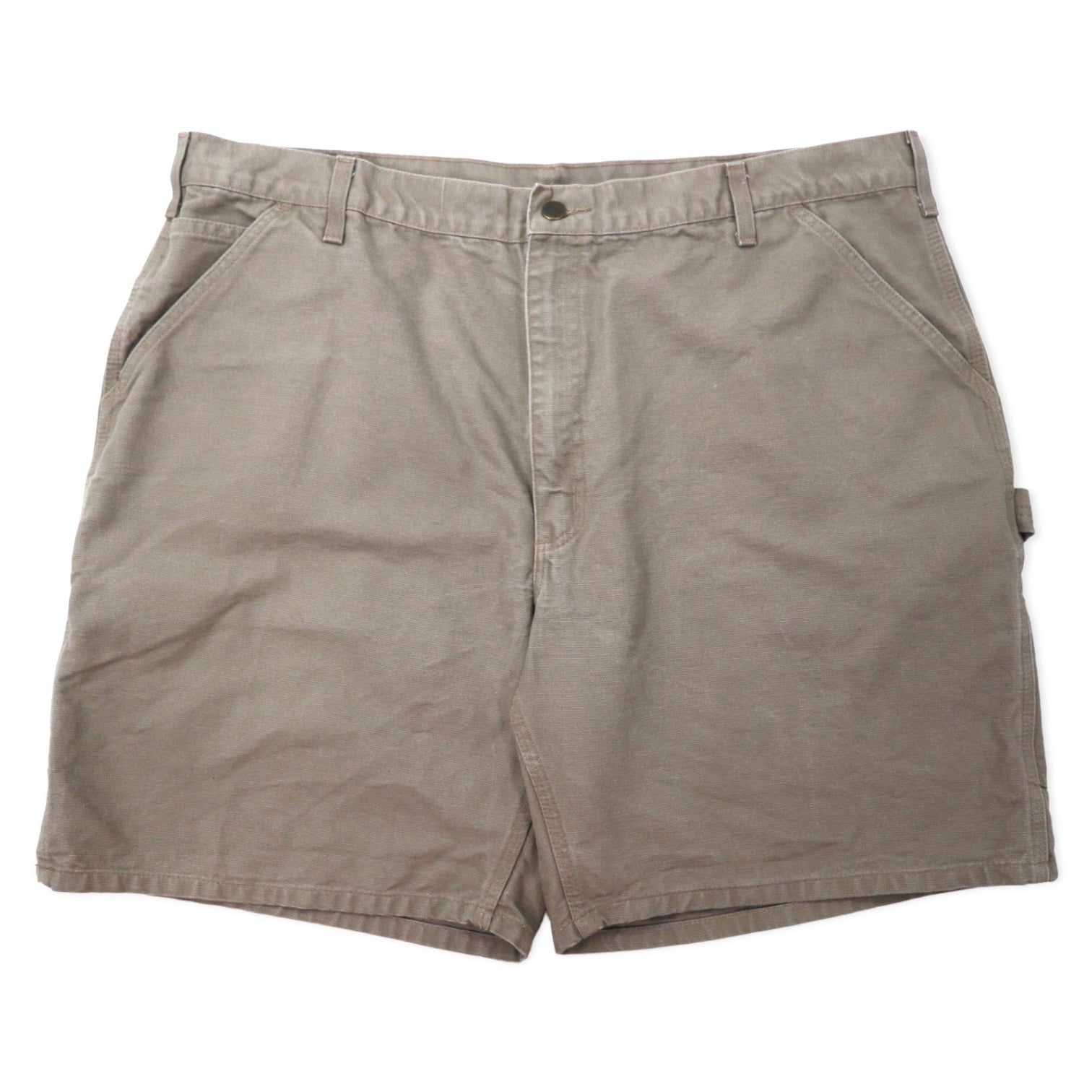 Carhartt Duck Work Short Pantaloni corti da lavoro Painter 42 Kaki Cotone WASHED DUCK WORK SHORT B25