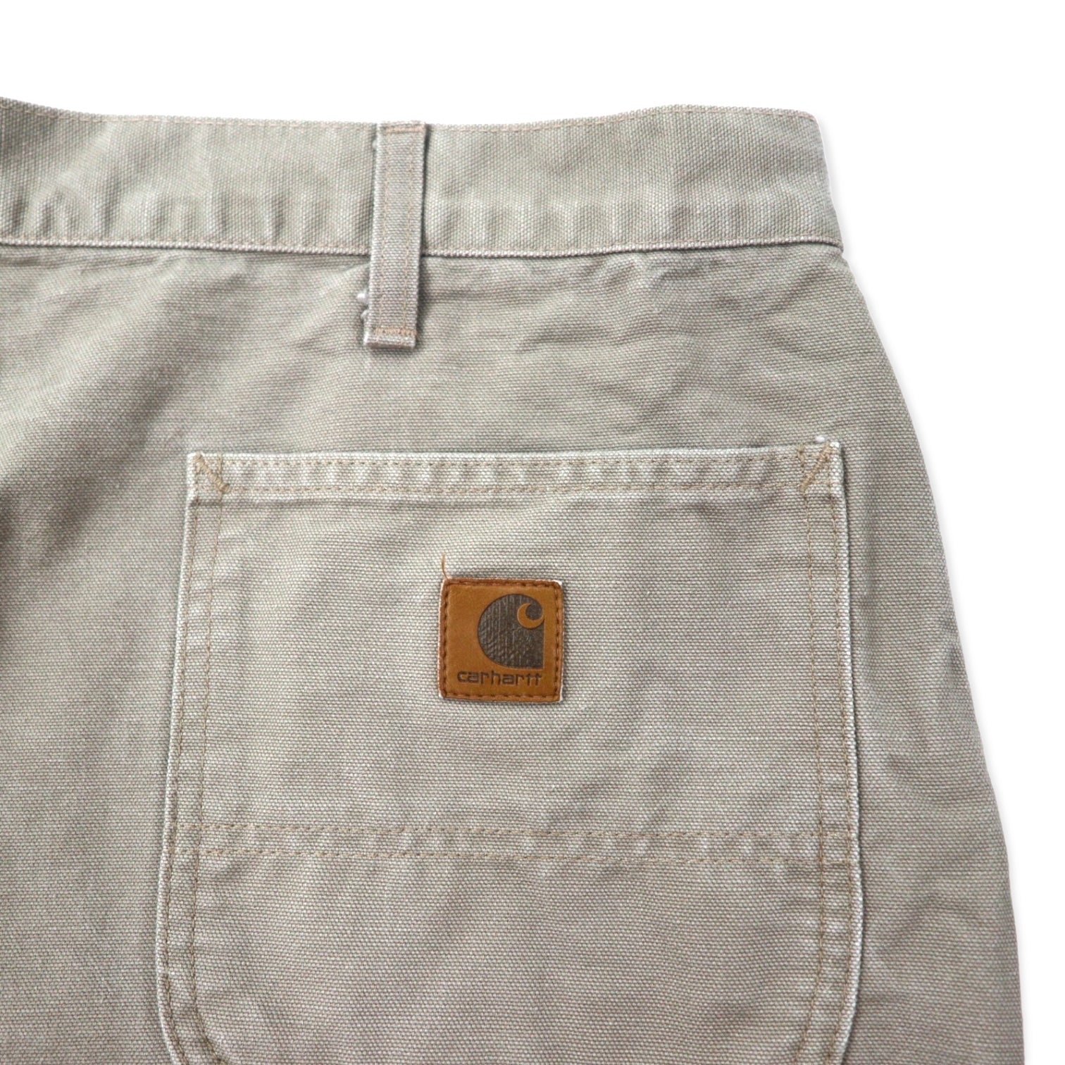 Carhartt Duck Work Short Pantaloni corti da lavoro Painter 42 Kaki Cotone WASHED DUCK WORK SHORT B25