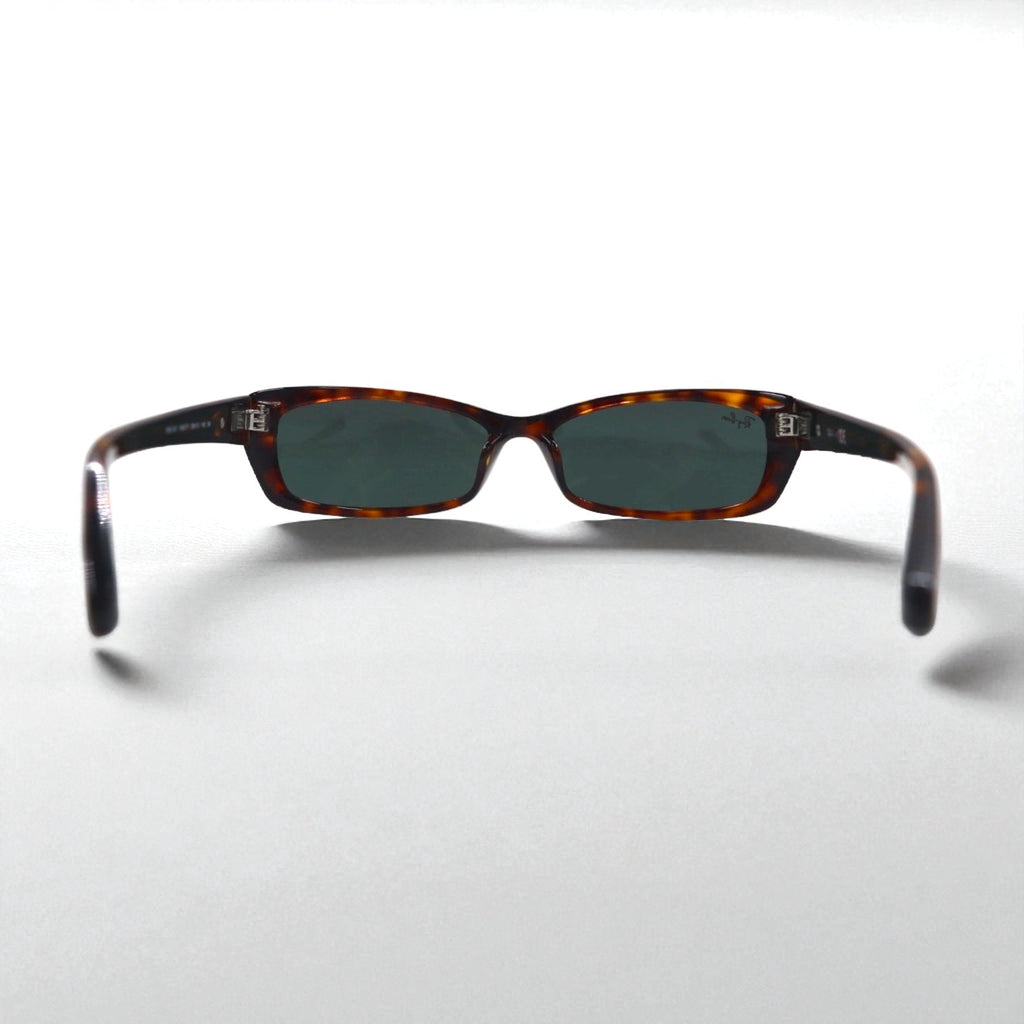 Ray-Ban Occhiali da sole quadrati rettangolari Marrone Tartarugato RB2163 1060/71 59-15 140 3N