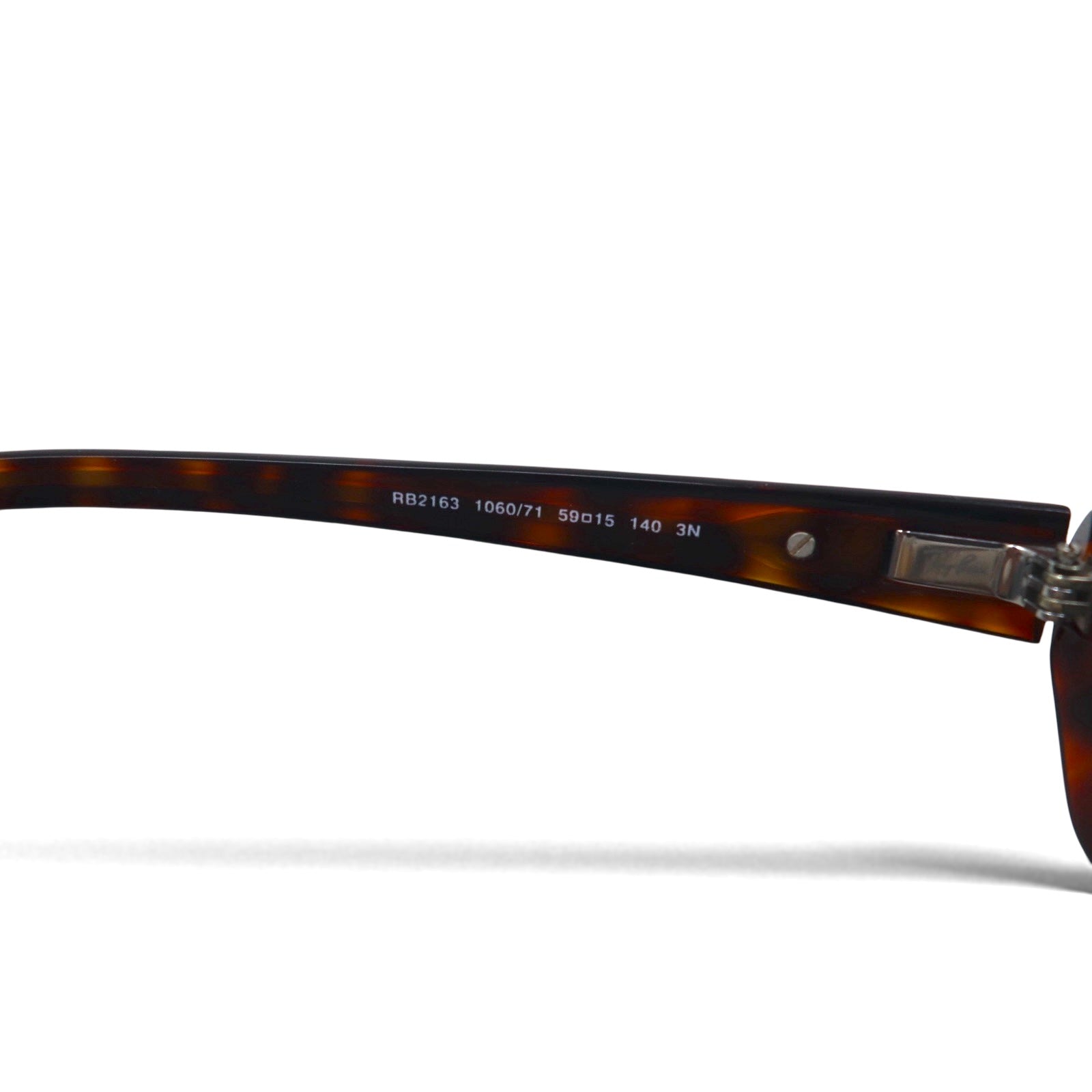 Ray-Ban Occhiali da sole quadrati rettangolari Marrone Tartarugato RB2163 1060/71 59-15 140 3N