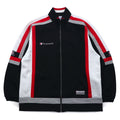 Giacca da tuta Champion anni '90, taglia M, nera, con logo ricamato
