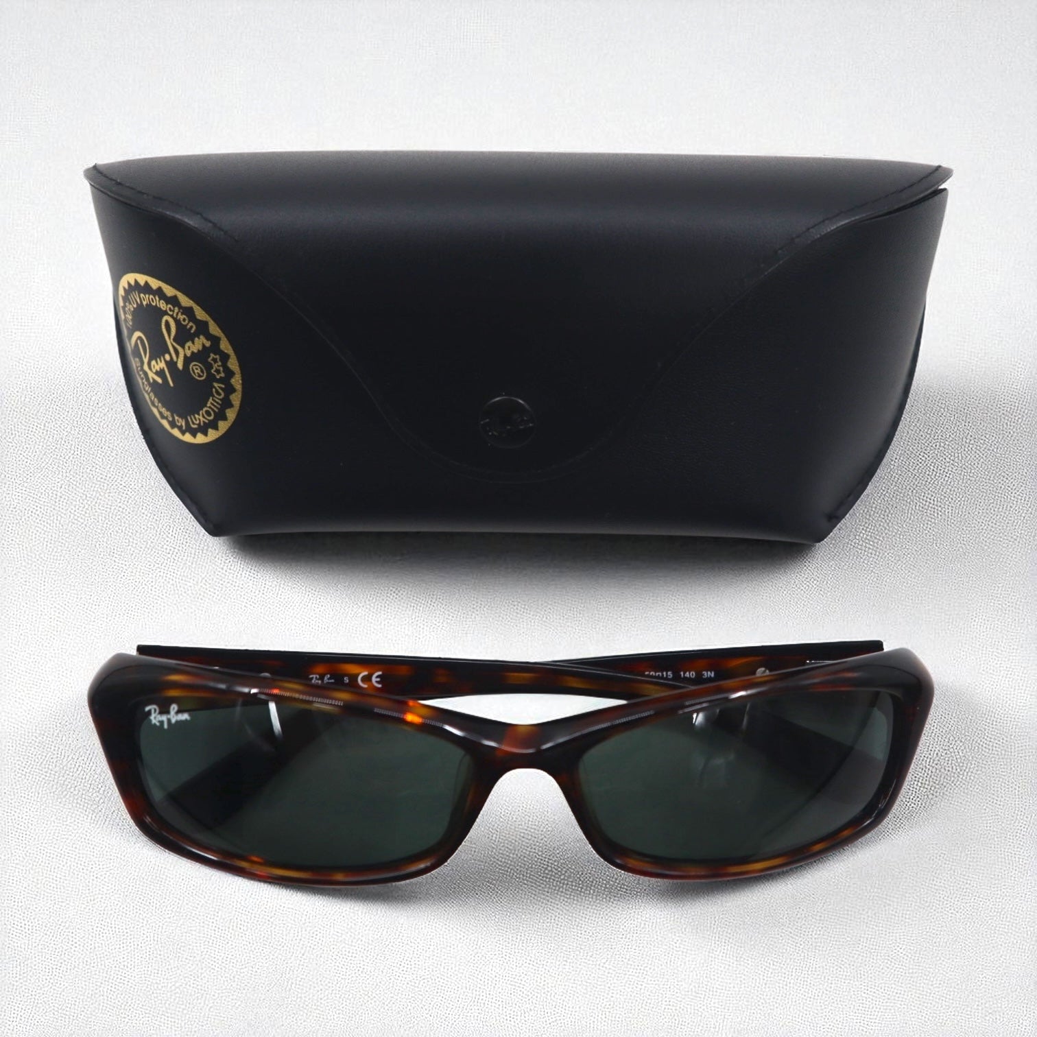 Ray-Ban Occhiali da sole quadrati rettangolari Marrone Tartarugato RB2163 1060/71 59-15 140 3N
