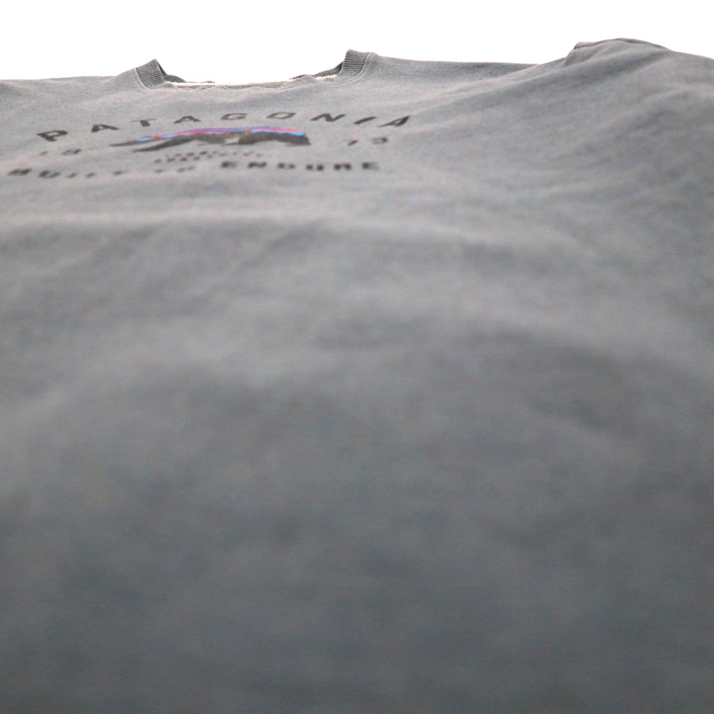 patagonia Felpa Girocollo Stampa Orso 2XL Blu Foderato in pile 39544