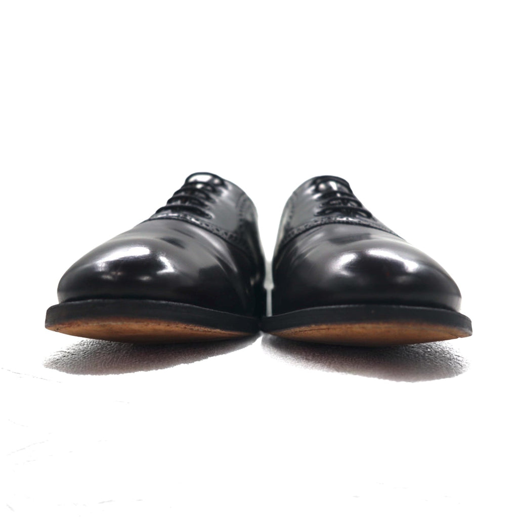 Johnston & Murphy Scarpe stringate quarter brogue nere, in pelle, 28 cm, con medaglione e allacciatura interna, 93530