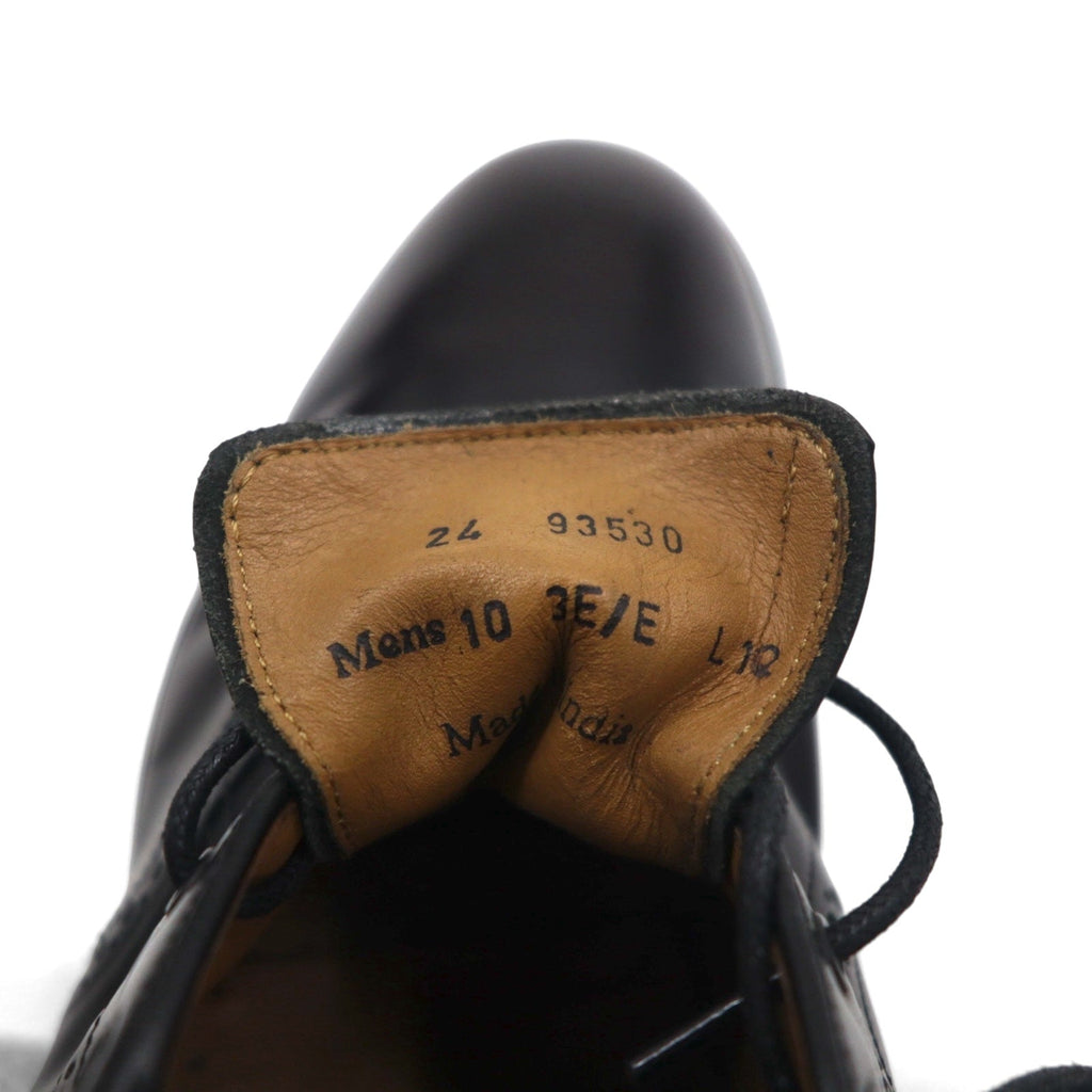 Johnston & Murphy Scarpe stringate quarter brogue nere, in pelle, 28 cm, con medaglione e allacciatura interna, 93530