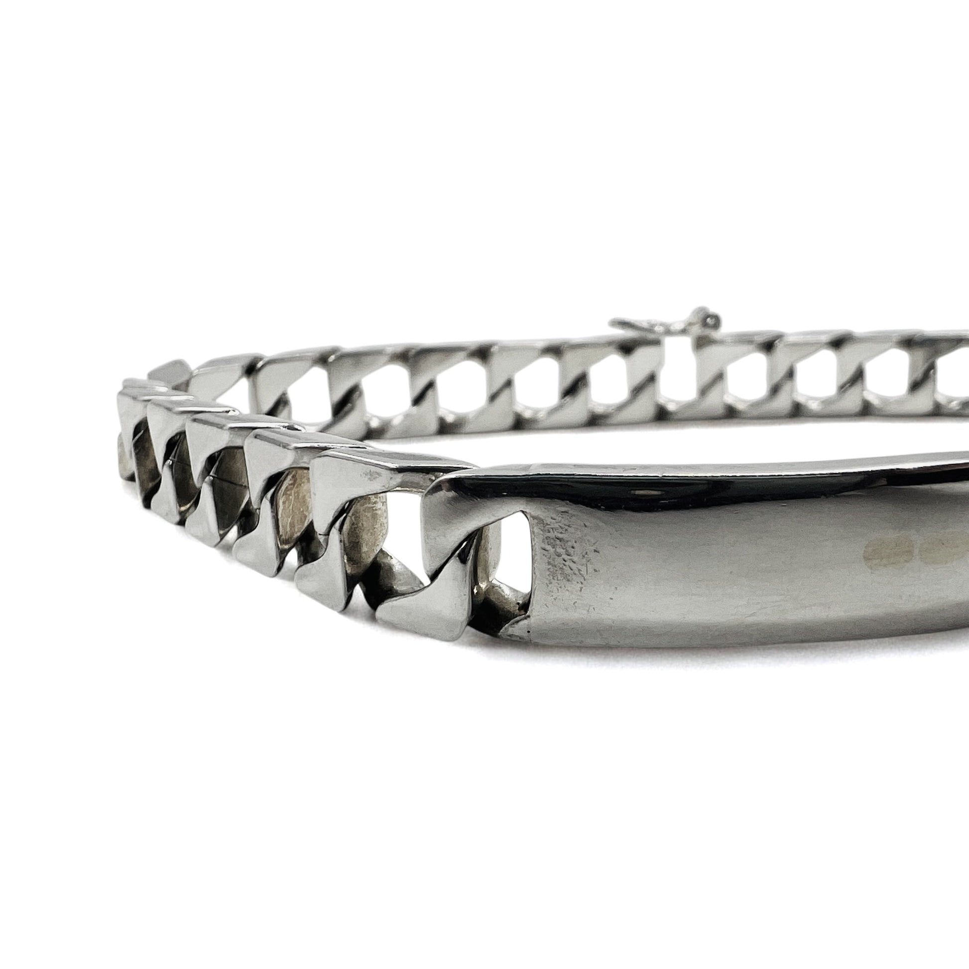 UNOAERRE Unoarre Vintage Bracciale ID Catena a maglie Argento 925