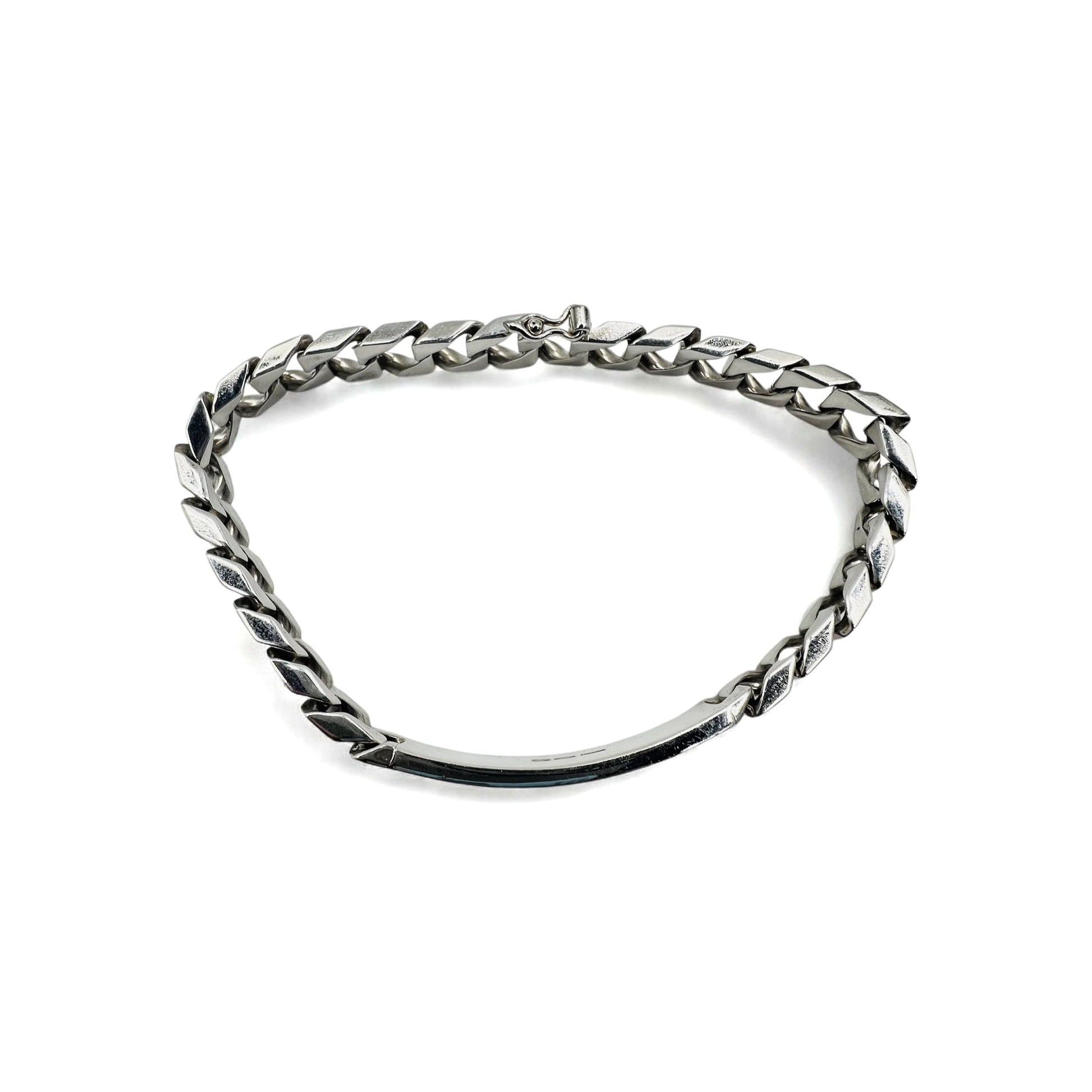 UNOAERRE Unoarre Vintage Bracciale ID Catena a maglie Argento 925