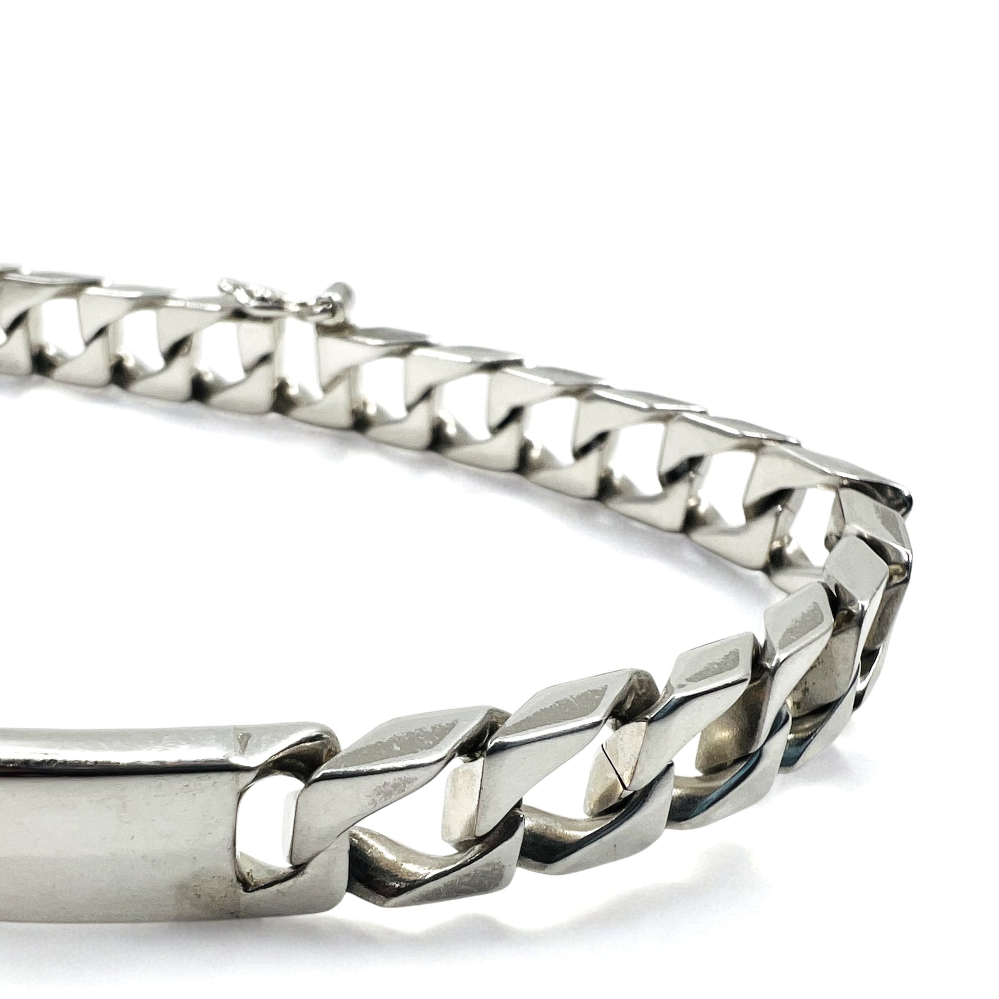 UNOAERRE Unoarre Vintage Bracciale ID Catena a maglie Argento 925