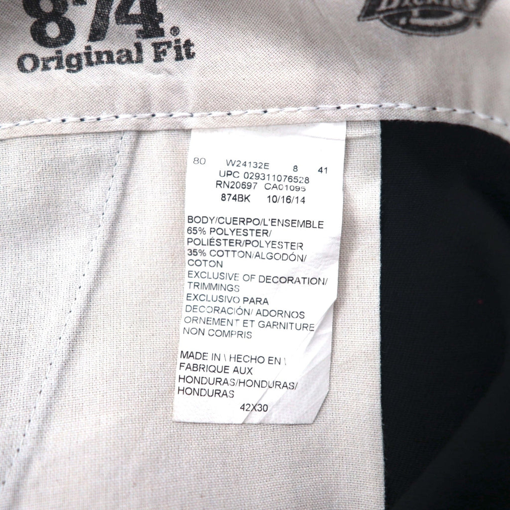 Dickies 874 Original Fit Work Pants Chino XL Nero Taglie forti