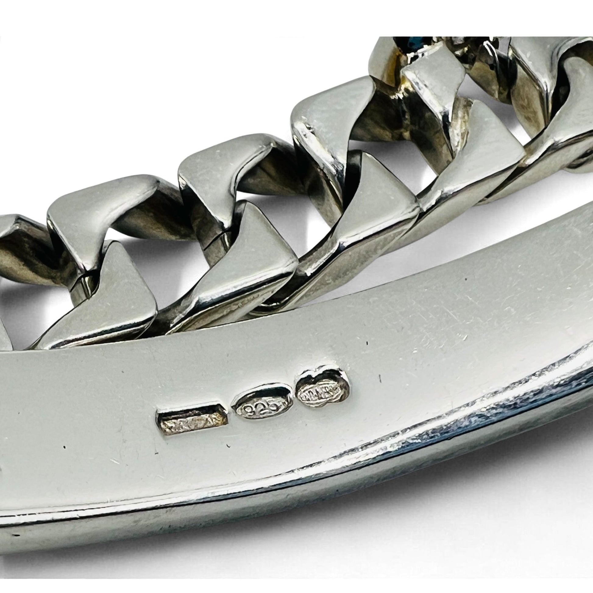 UNOAERRE Unoarre Vintage Bracciale ID Catena a maglie Argento 925