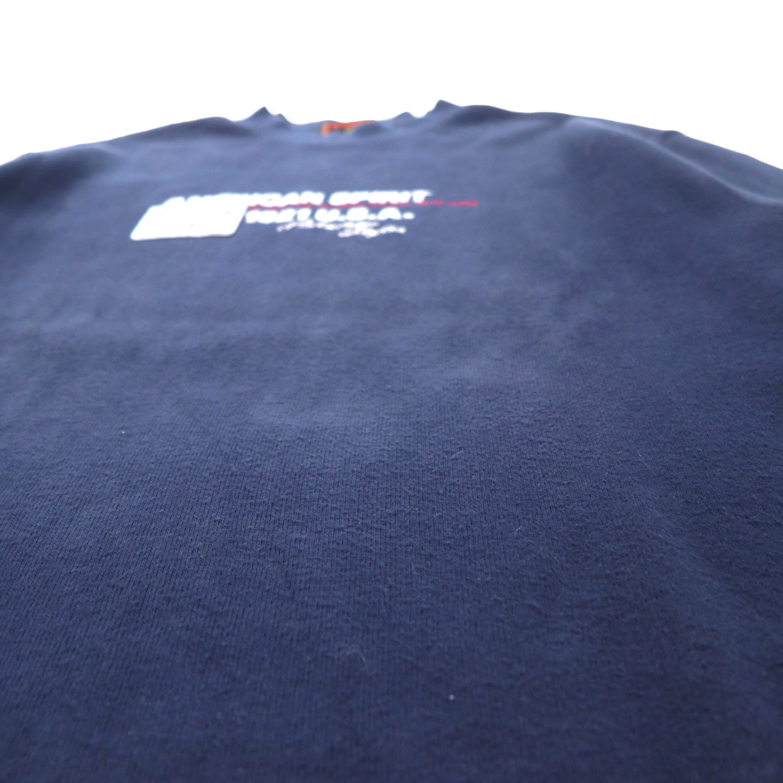 McGREGOR Anni '90 Felpa girocollo 170 Blu navy Cotone AMERICAN SPIRIT Ricamo