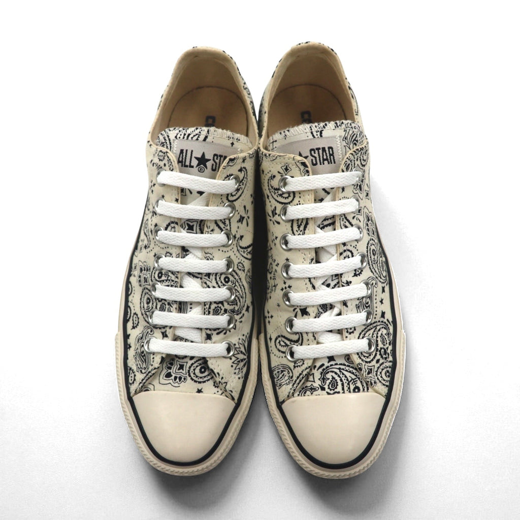 CONVERSE オールスター ALL STAR バンダナ BANDANA OX スニーカー 27.5cm ホワイト ペイズリー柄 1SC825