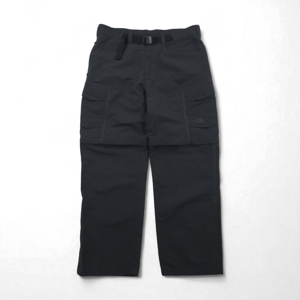 THE NORTH FACE Pantaloni cargo ampi 2WAY convertibili pantaloncini M grigio nylon standard USA Paramount Peak Ⅱ A4J0