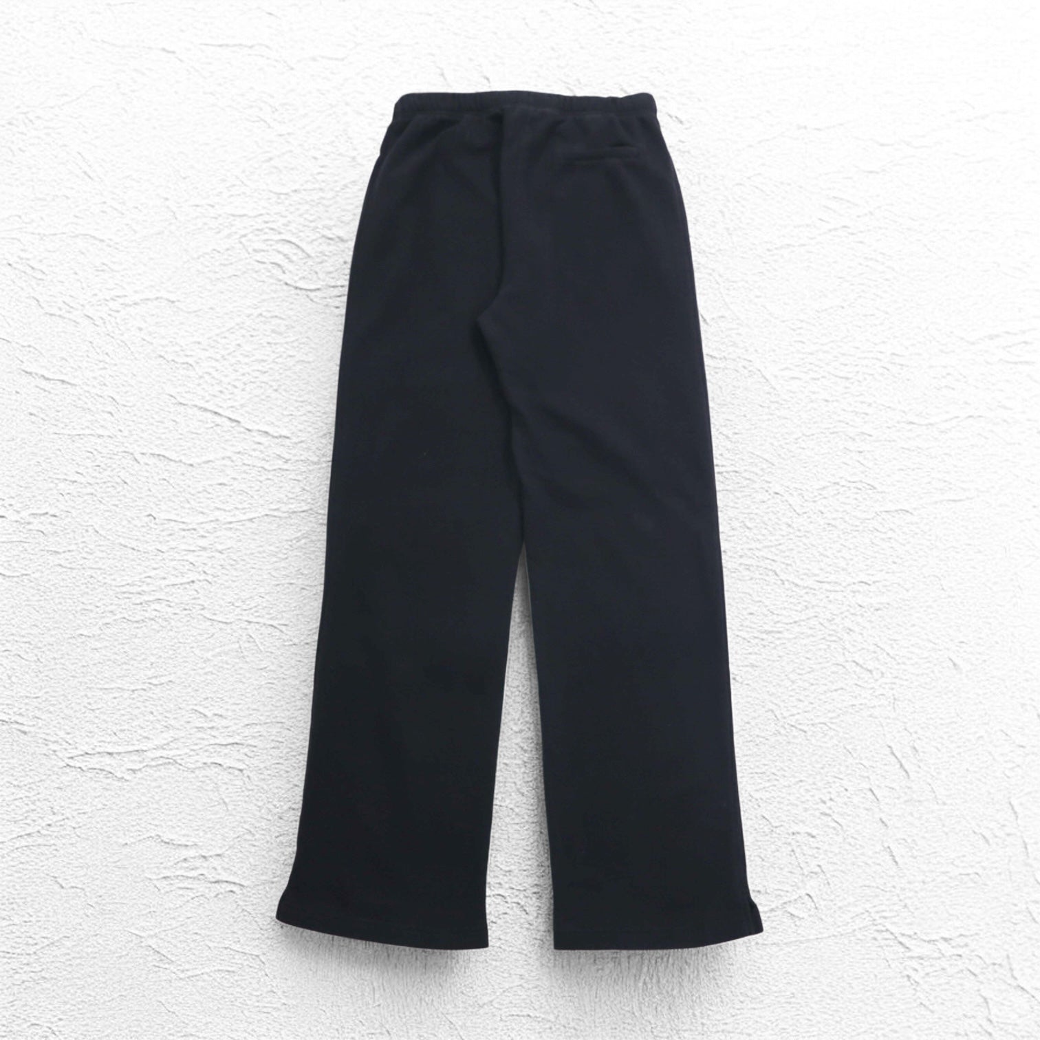 THE NORTH FACE Pantaloni della tuta in pile svasati M neri in cotone con logo ricamato US Standard
