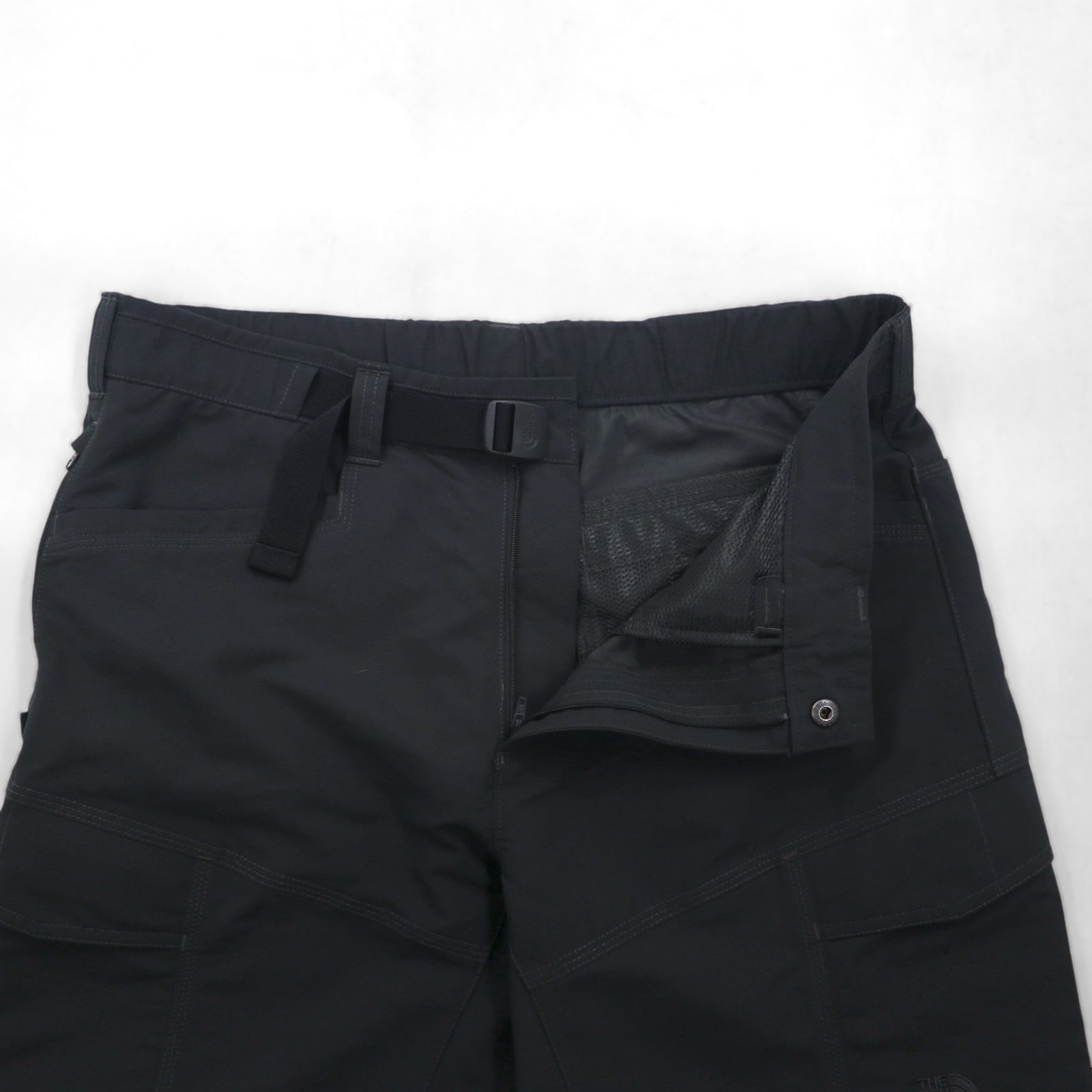 THE NORTH FACE Pantaloni cargo ampi 2WAY convertibili pantaloncini M grigio nylon standard USA Paramount Peak Ⅱ A4J0