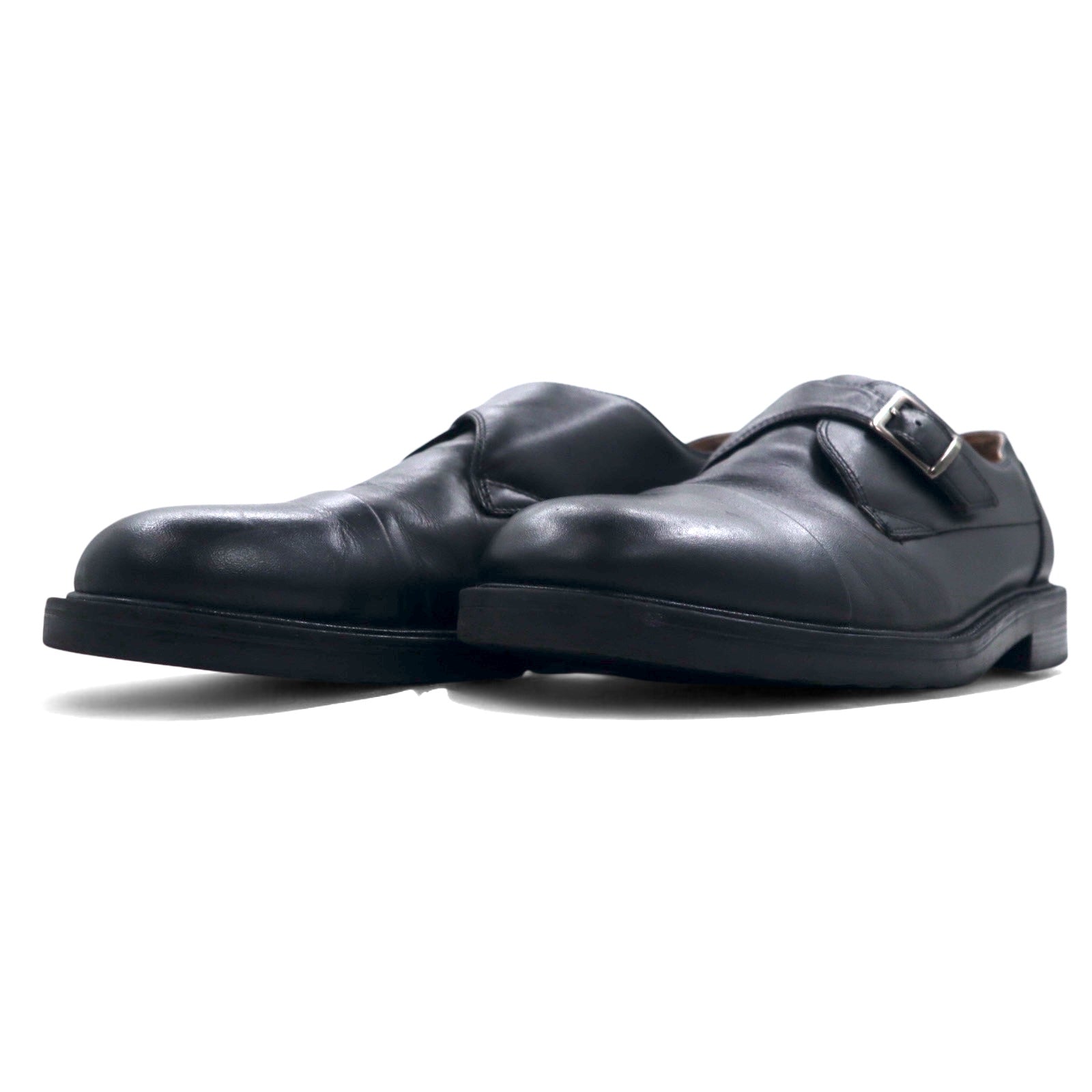 croft & barrow Scarpe eleganti Monk Strap Straight Tip 29cm Nere in pelle BERET