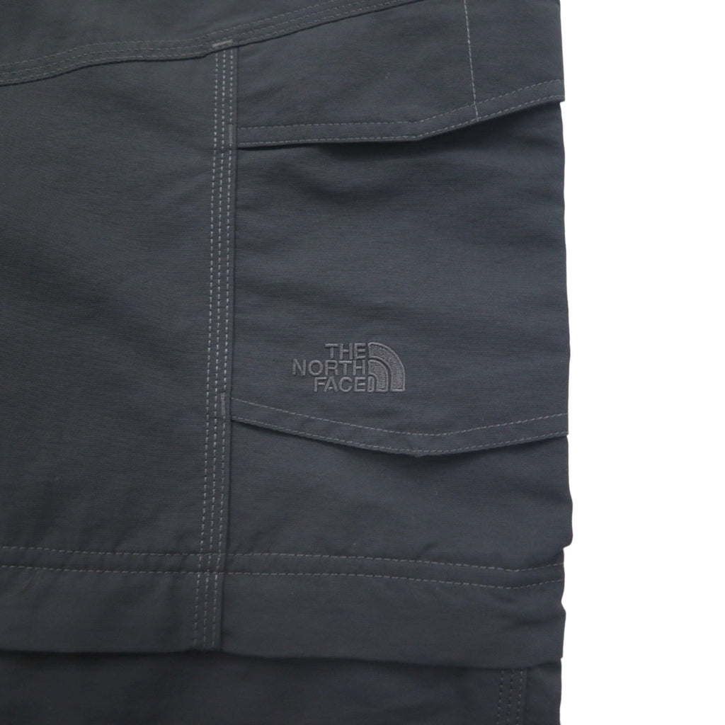 THE NORTH FACE Pantaloni cargo ampi 2WAY convertibili pantaloncini M grigio nylon standard USA Paramount Peak Ⅱ A4J0