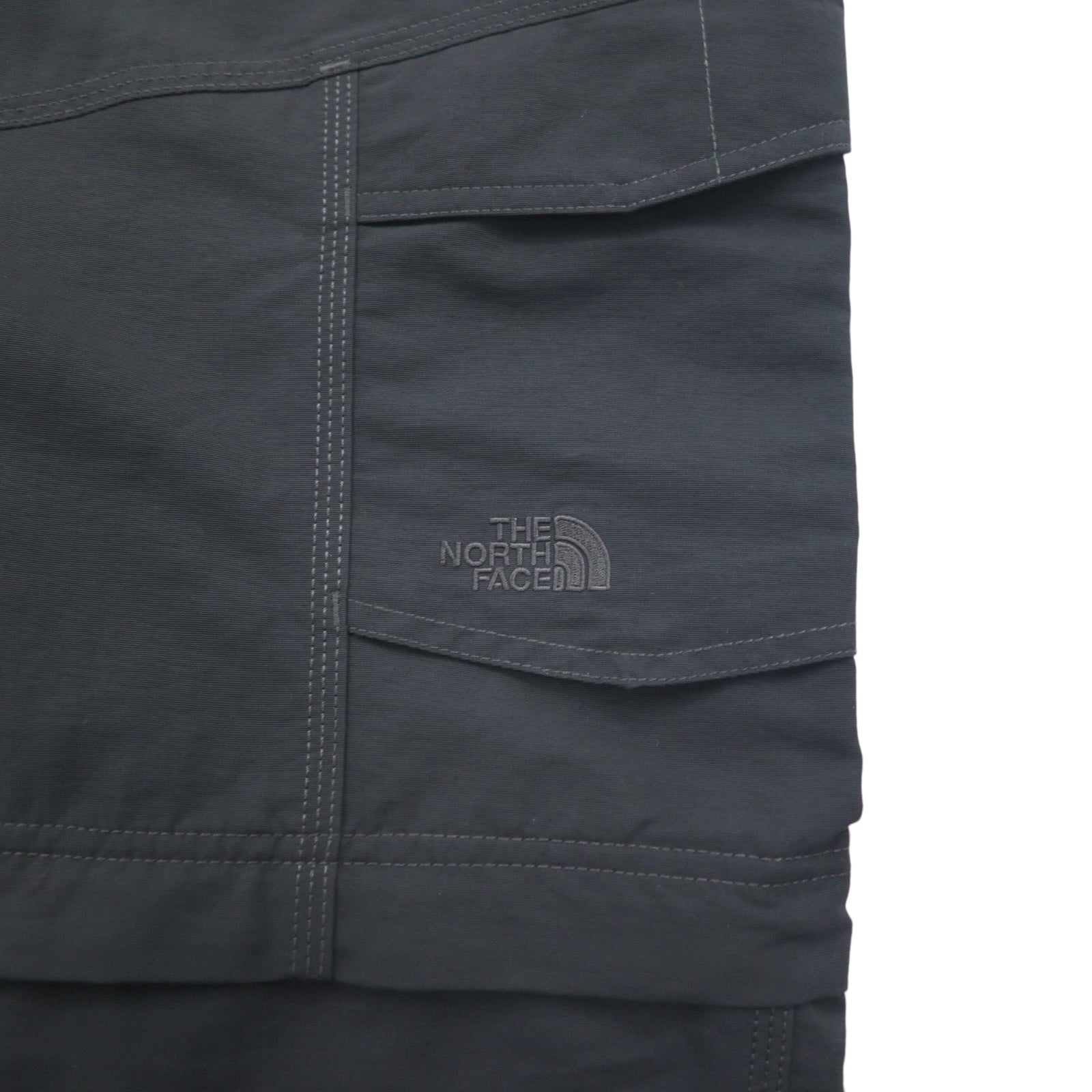 THE NORTH FACE Pantaloni cargo ampi 2WAY convertibili pantaloncini M grigio nylon standard USA Paramount Peak Ⅱ A4J0