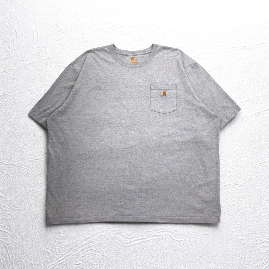 Carhartt T-shirt tasca grande Poket Tee 4XL ORIGINAL FIT grigio Made in Honduras