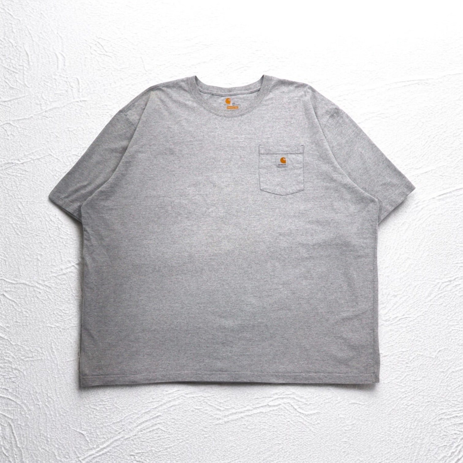 Carhartt T-shirt tasca grande Poket Tee 4XL ORIGINAL FIT grigio Made in Honduras