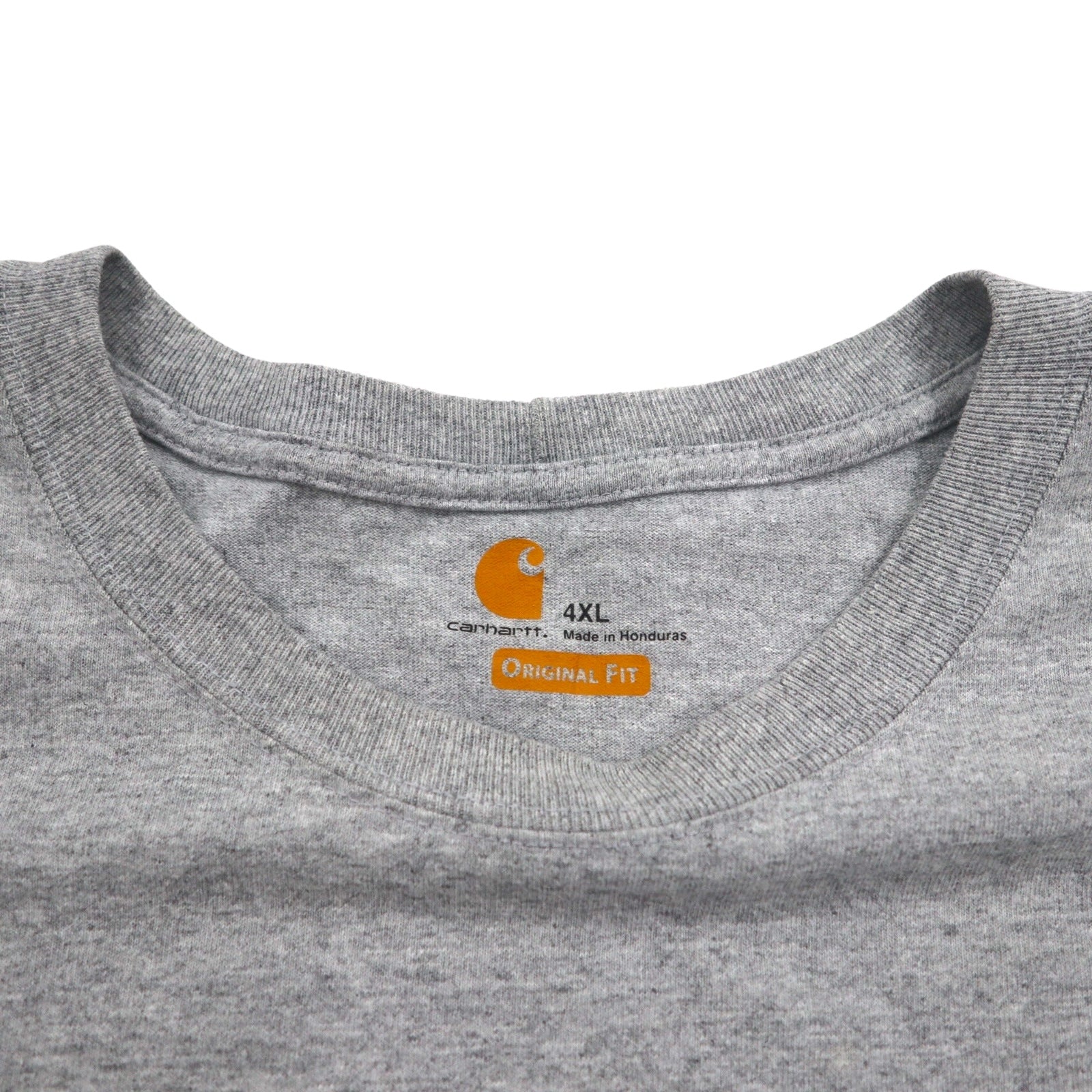 Carhartt T-shirt tasca grande Poket Tee 4XL ORIGINAL FIT grigio Made in Honduras