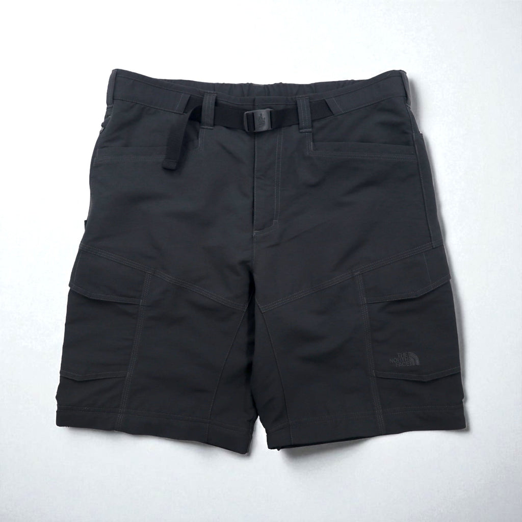 THE NORTH FACE Pantaloni cargo ampi 2WAY convertibili pantaloncini M grigio nylon standard USA Paramount Peak Ⅱ A4J0