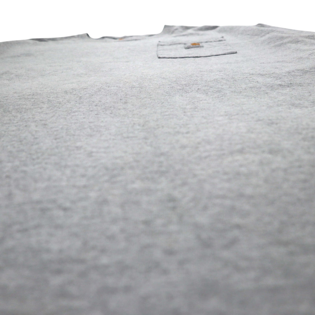 Carhartt T-shirt tasca grande Poket Tee 4XL ORIGINAL FIT grigio Made in Honduras