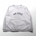 US AIR FORCE Militare Tuta da ginnastica Felpa XL Grigio chiaro Felpato Logo ad arco Militare 8415-01-407-2788