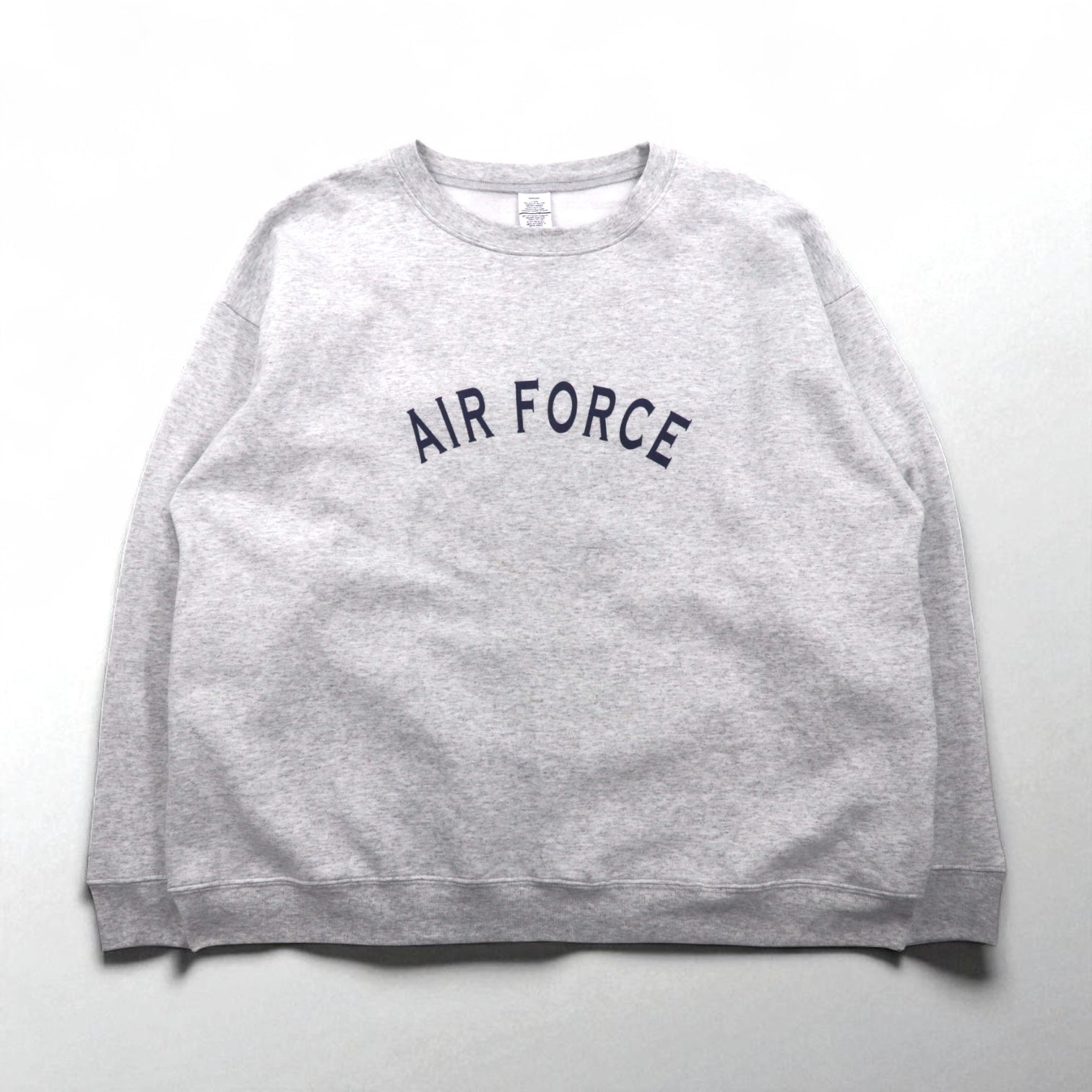 US AIR FORCE Militare Tuta da ginnastica Felpa XL Grigio chiaro Felpato Logo ad arco Militare 8415-01-407-2788