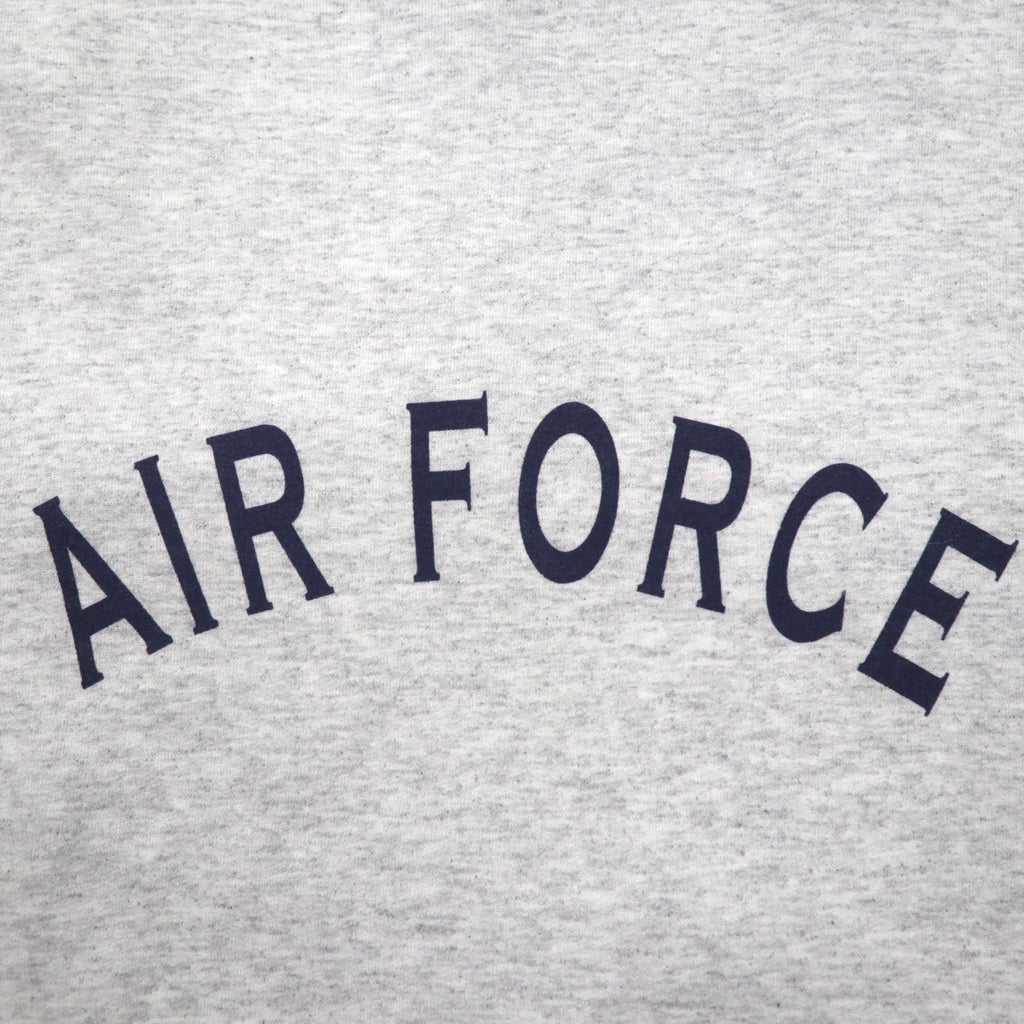 US AIR FORCE Militare Tuta da ginnastica Felpa XL Grigio chiaro Felpato Logo ad arco Militare 8415-01-407-2788
