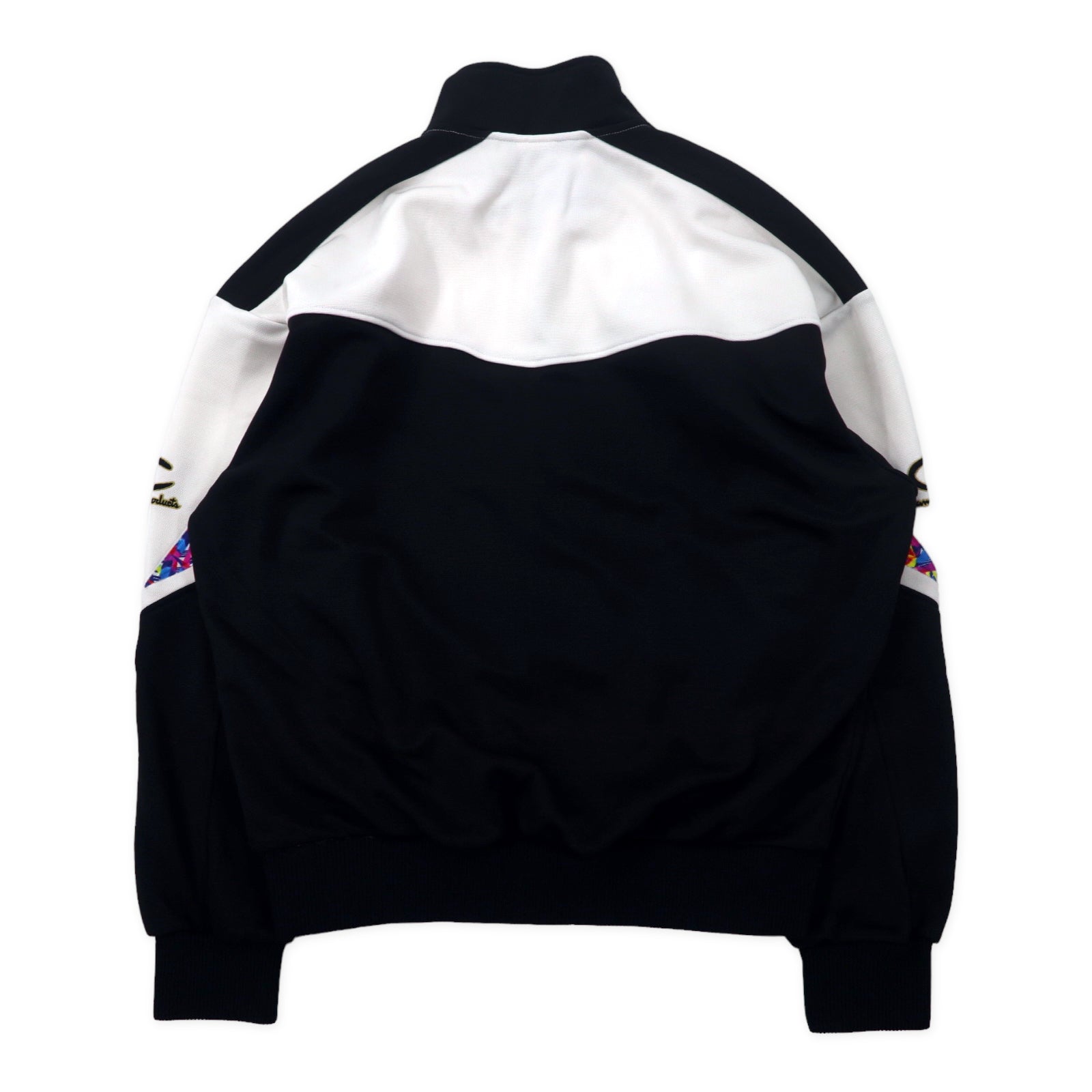 Champion products U.S.A. 90年代 トラックジャケット ジャージ L ブラック ホワイト ポリエステル スクリプトロゴ 日本製