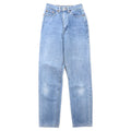 Levi's Jeans tapered anni '90 27 blu ghiaccio cotone W626-0217 Made in Japan