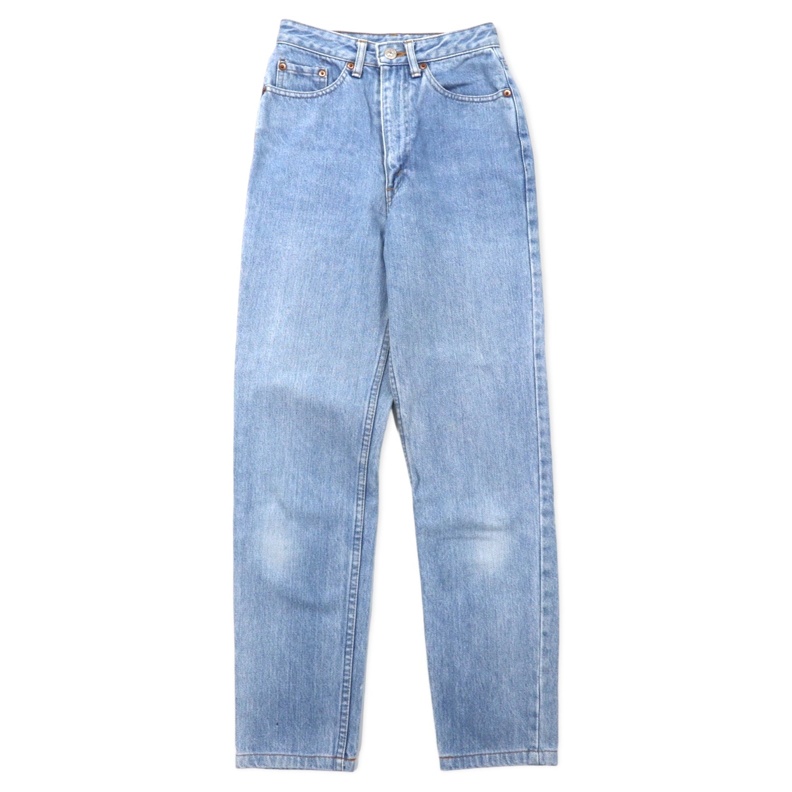 Levi's Jeans tapered anni '90 27 blu ghiaccio cotone W626-0217 Made in Japan