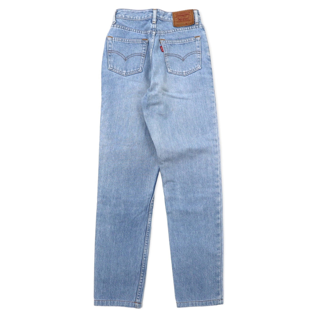 Levi's Jeans tapered anni '90 27 blu ghiaccio cotone W626-0217 Made in Japan