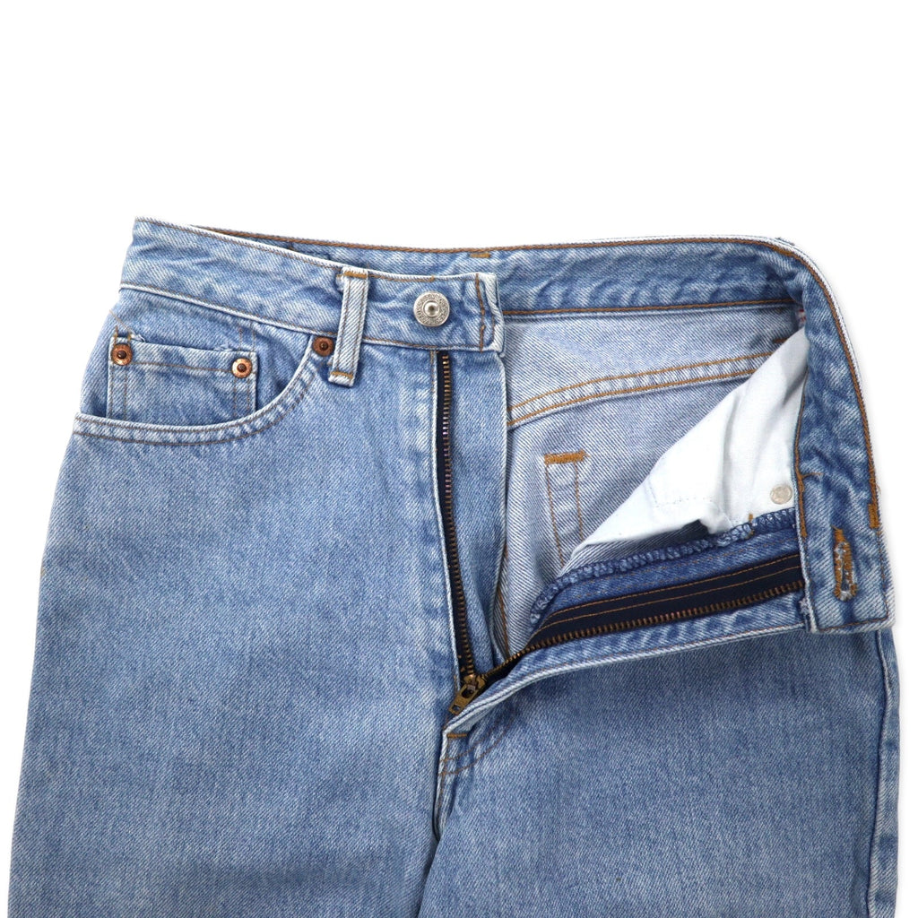 Levi's Jeans tapered anni '90 27 blu ghiaccio cotone W626-0217 Made in Japan