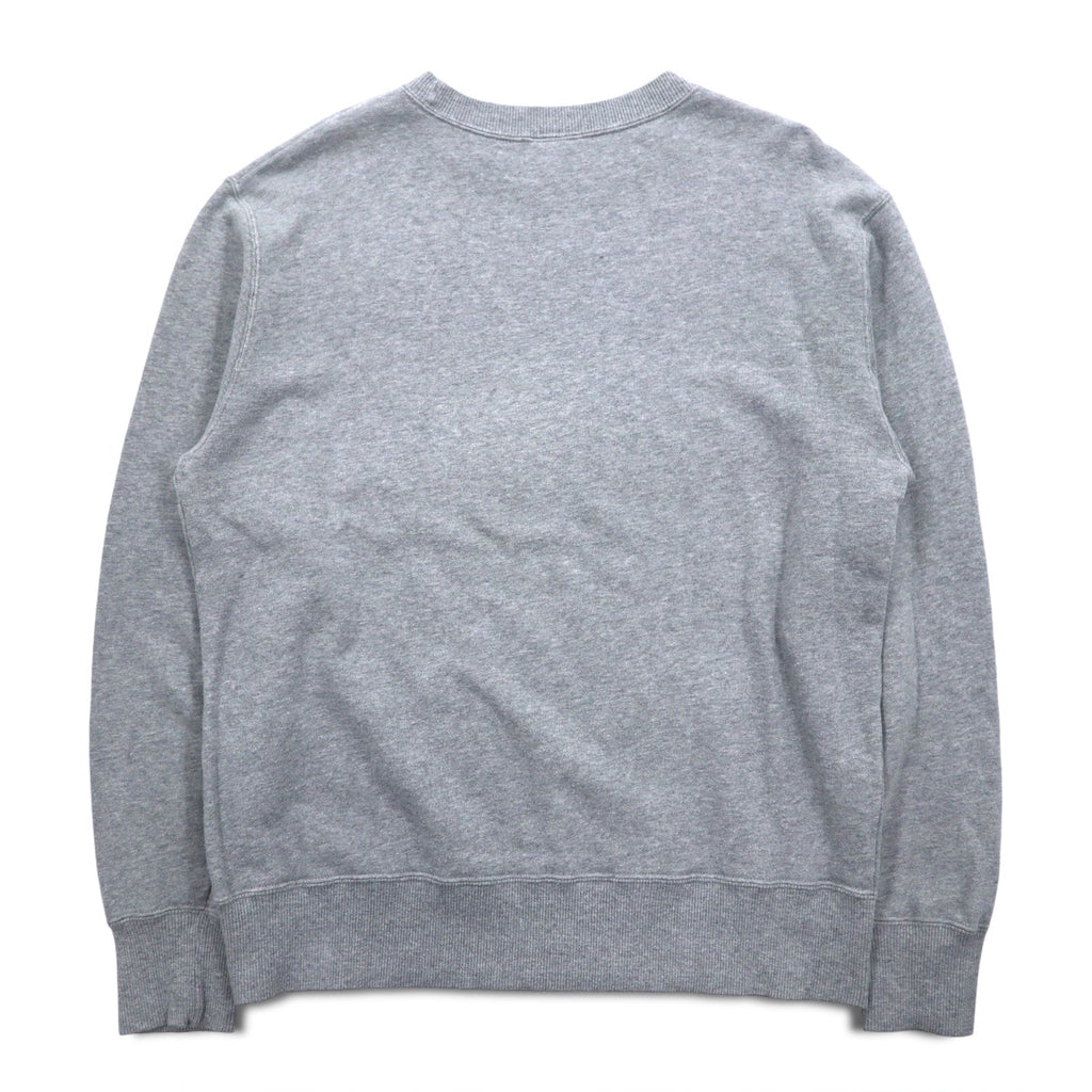 Champion ベーシック クルーネック スウェット L グレー コットン スクリプトロゴ C3-H004