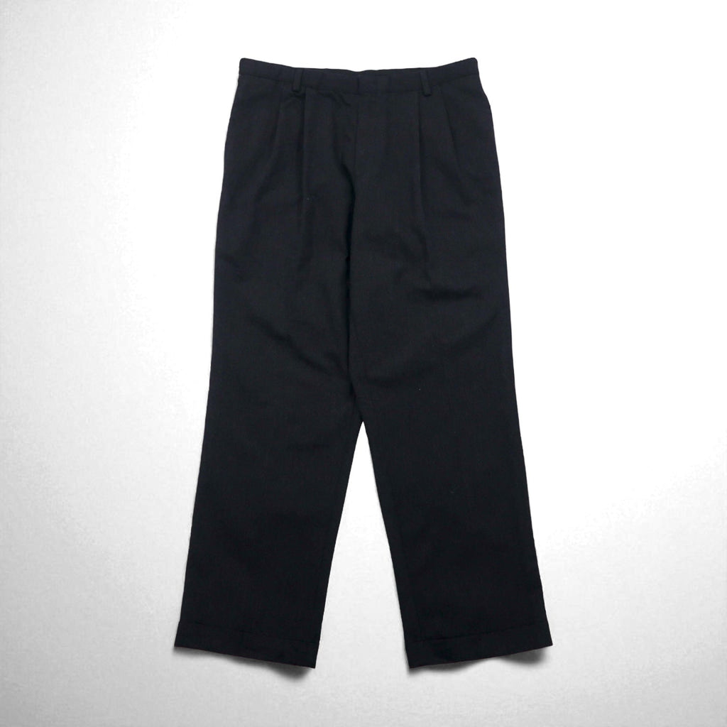 DOCKERS ( Levi's ) 00年代 STAIN DEFFENDER 2タック ワイド スラックスパンツ L グレー