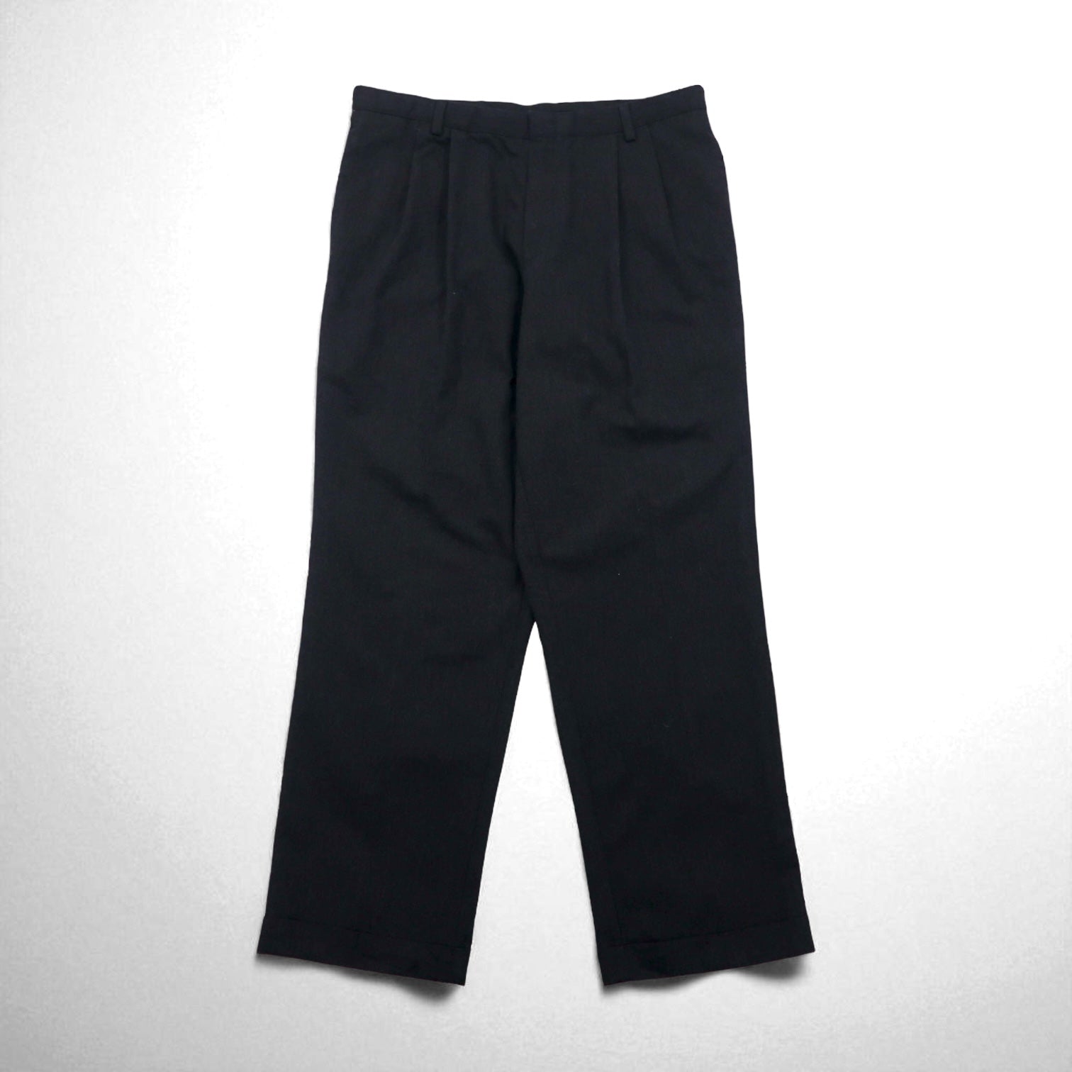 DOCKERS ( Levi's ) 00年代 STAIN DEFFENDER 2タック ワイド スラックスパンツ L グレー