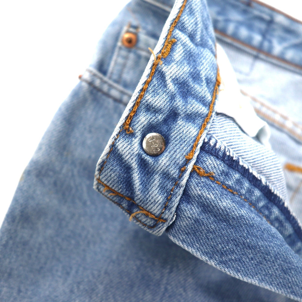 Levi's Jeans tapered anni '90 27 blu ghiaccio cotone W626-0217 Made in Japan