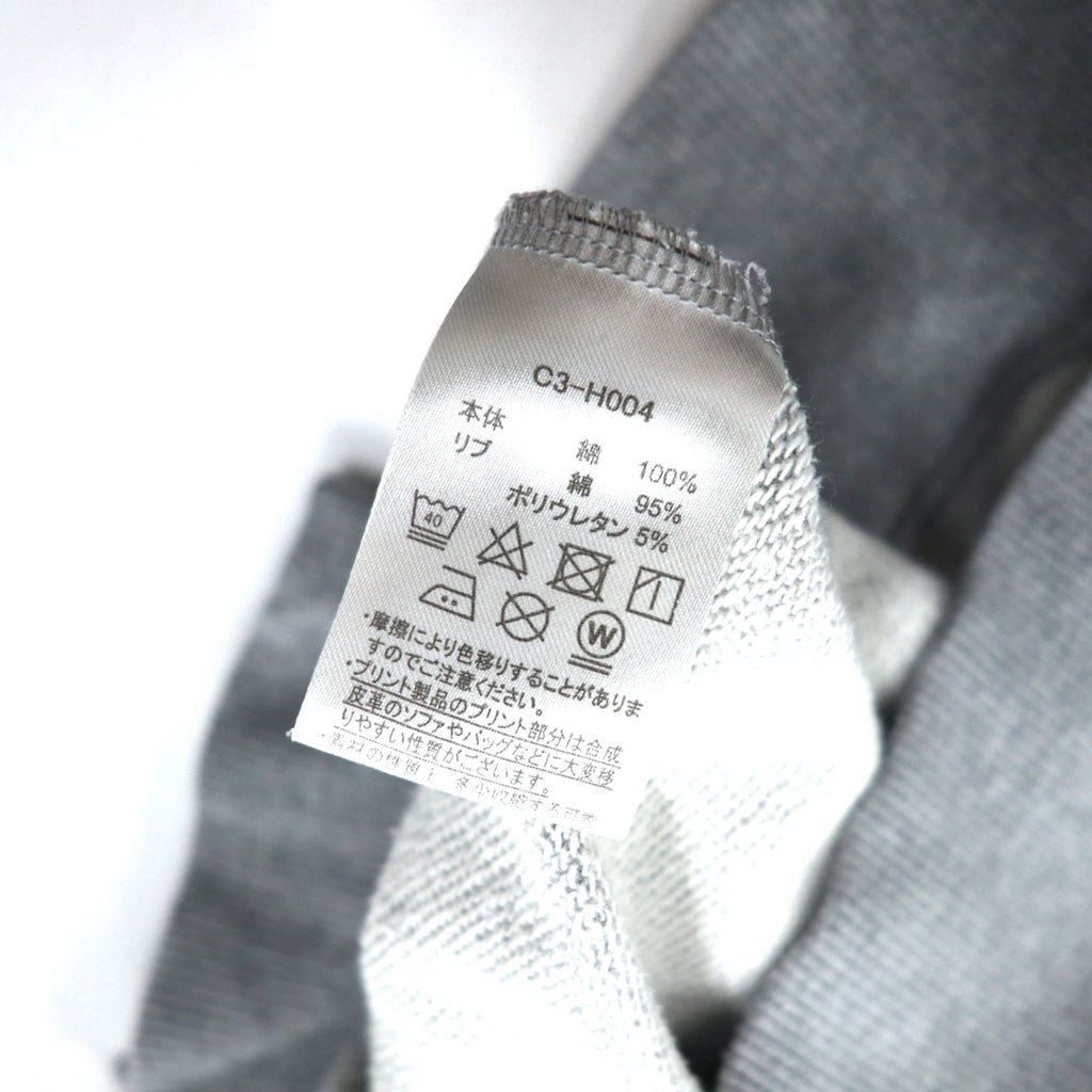 Champion ベーシック クルーネック スウェット L グレー コットン スクリプトロゴ C3-H004