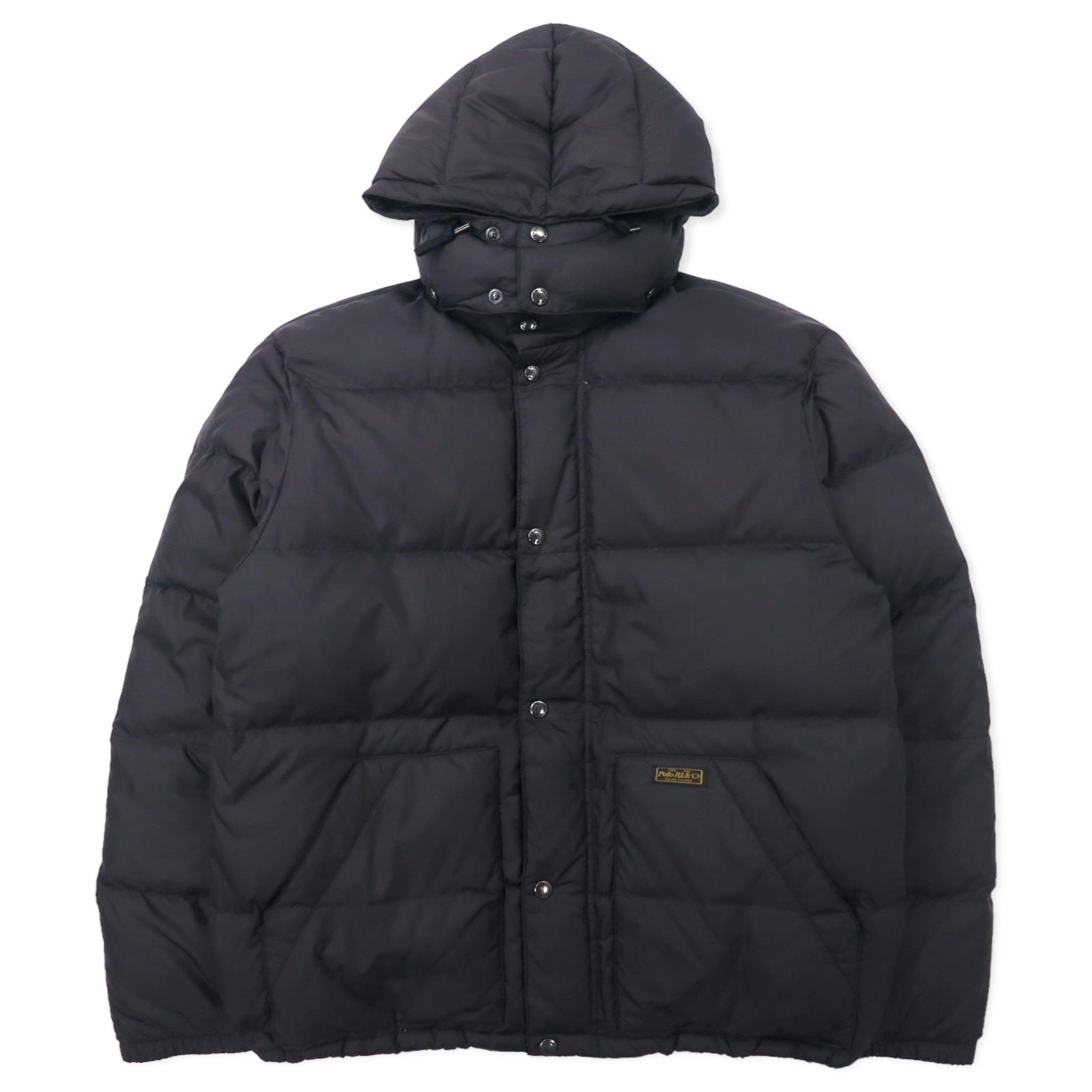 Polo Ralph Lauren Piumino 175/96A Nero Poliestere Cappuccio Rimovibile